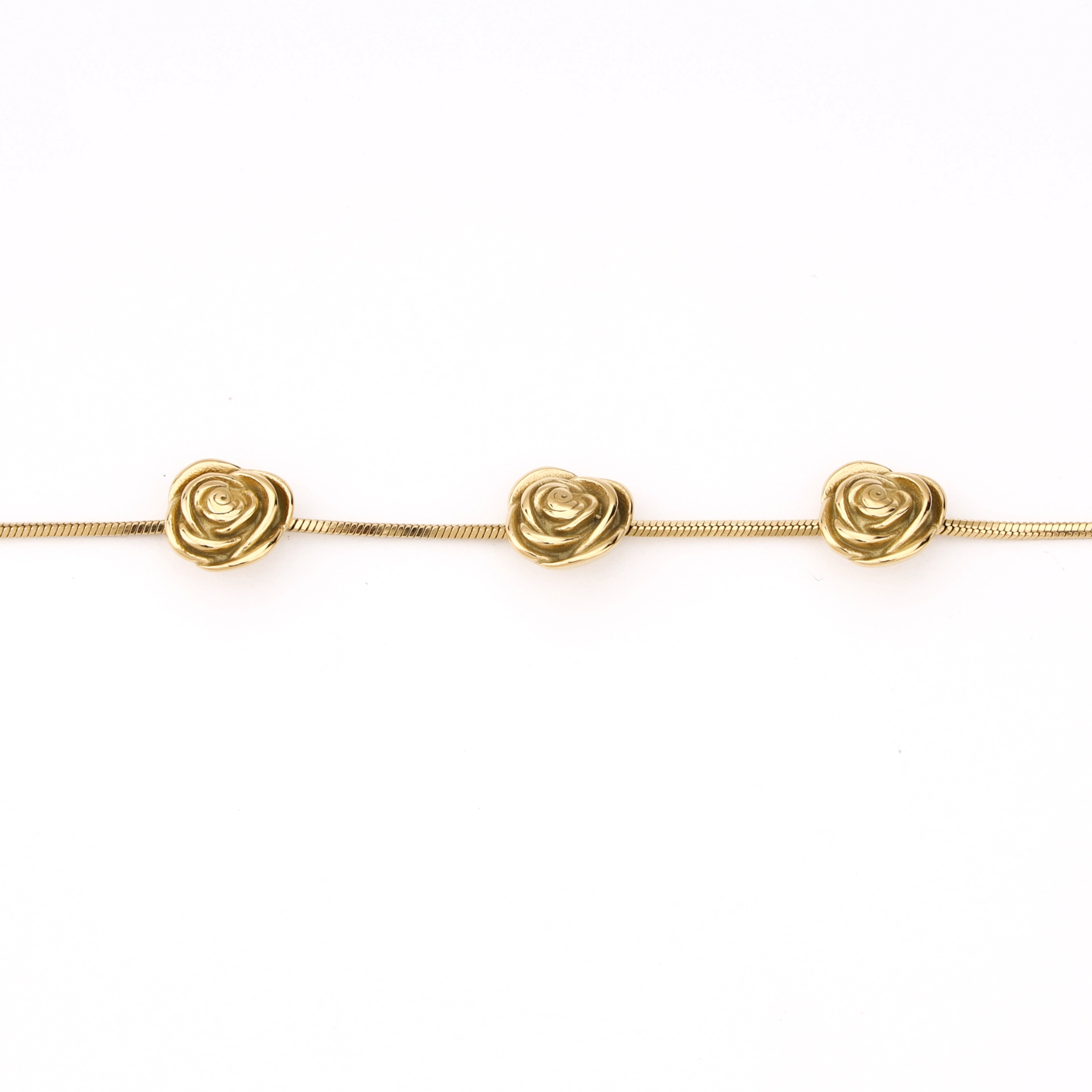 Rose Dew Drop Charm Bracelet Gold - Image 2