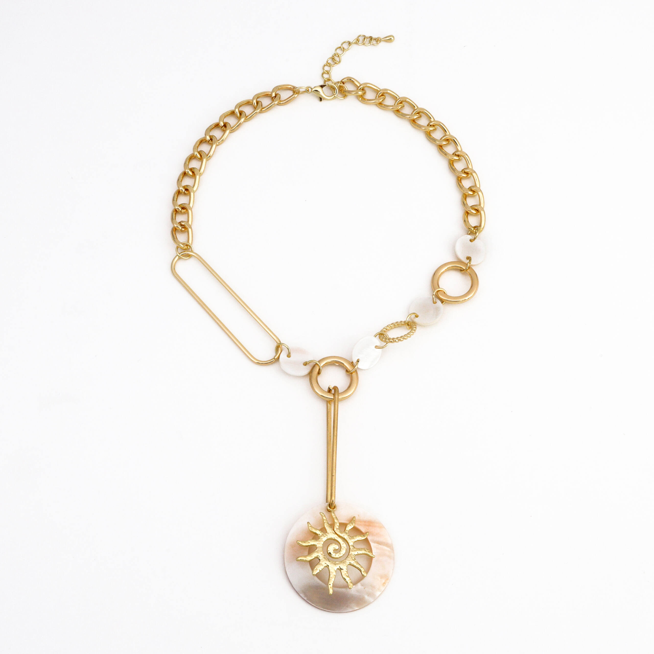 Aurelia Diamond Motif Necklace Set