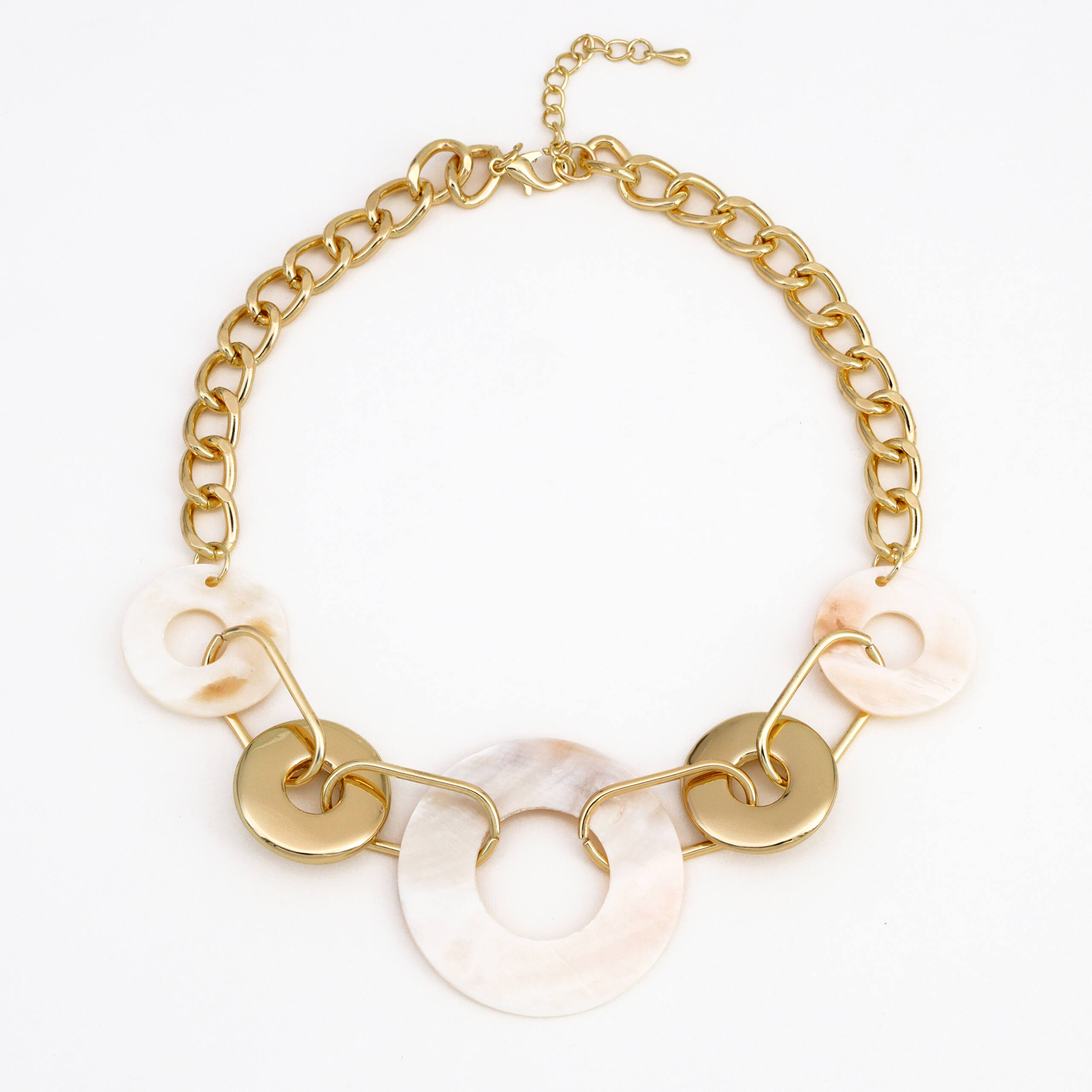 Floral Pearl Cascade Necklace
