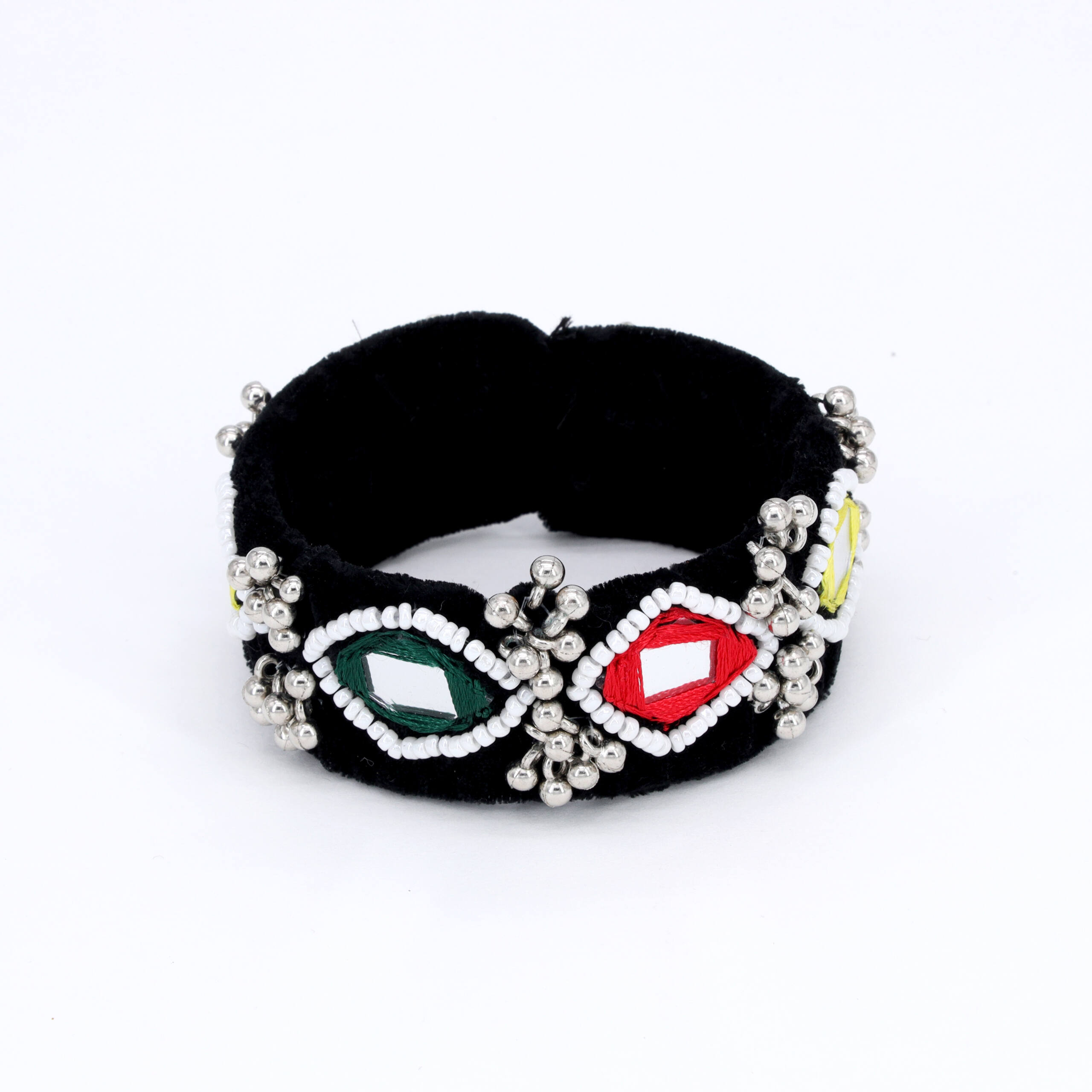 Jewel Eye Mirror Cuff