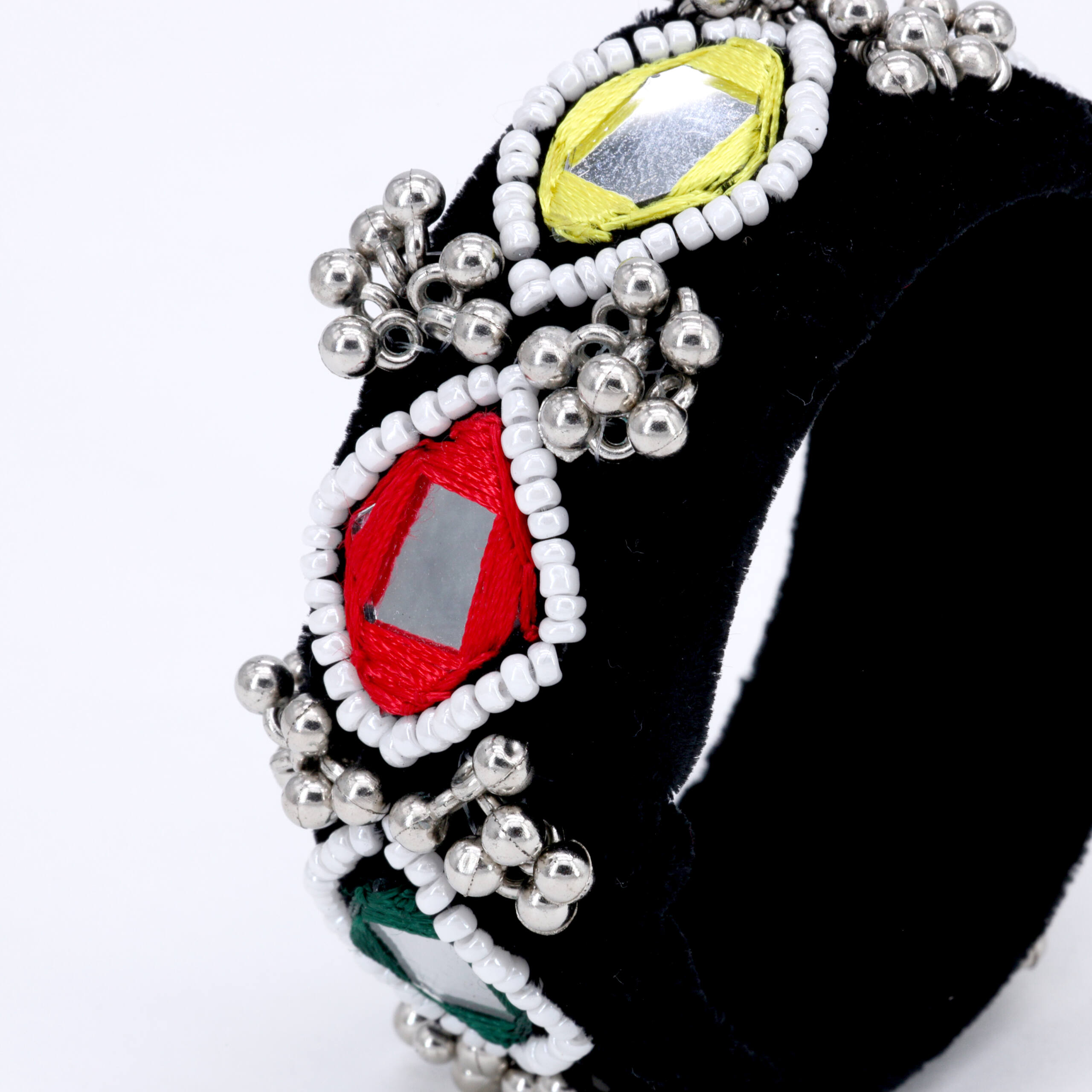 Jewel Eye Mirror Cuff