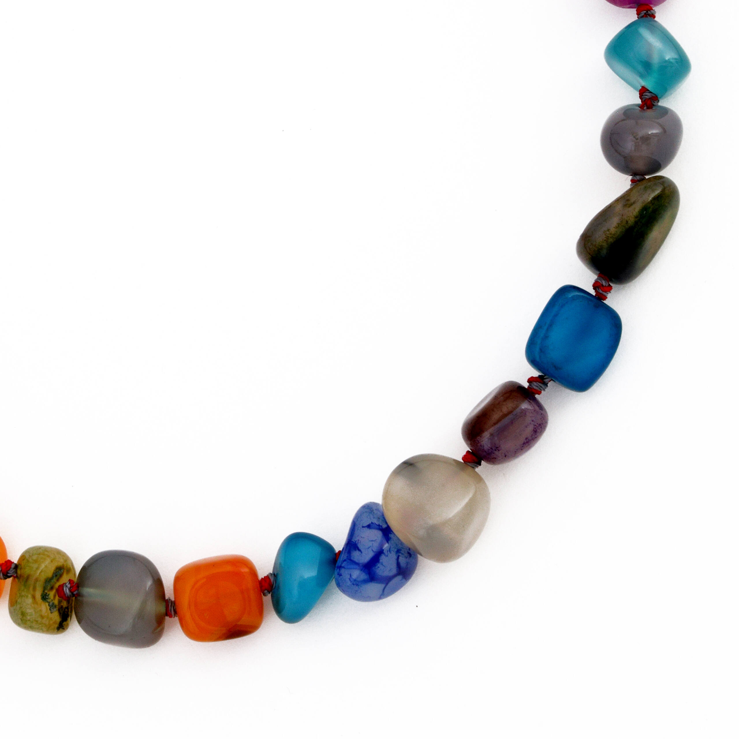Ocean Blue Bead Necklace