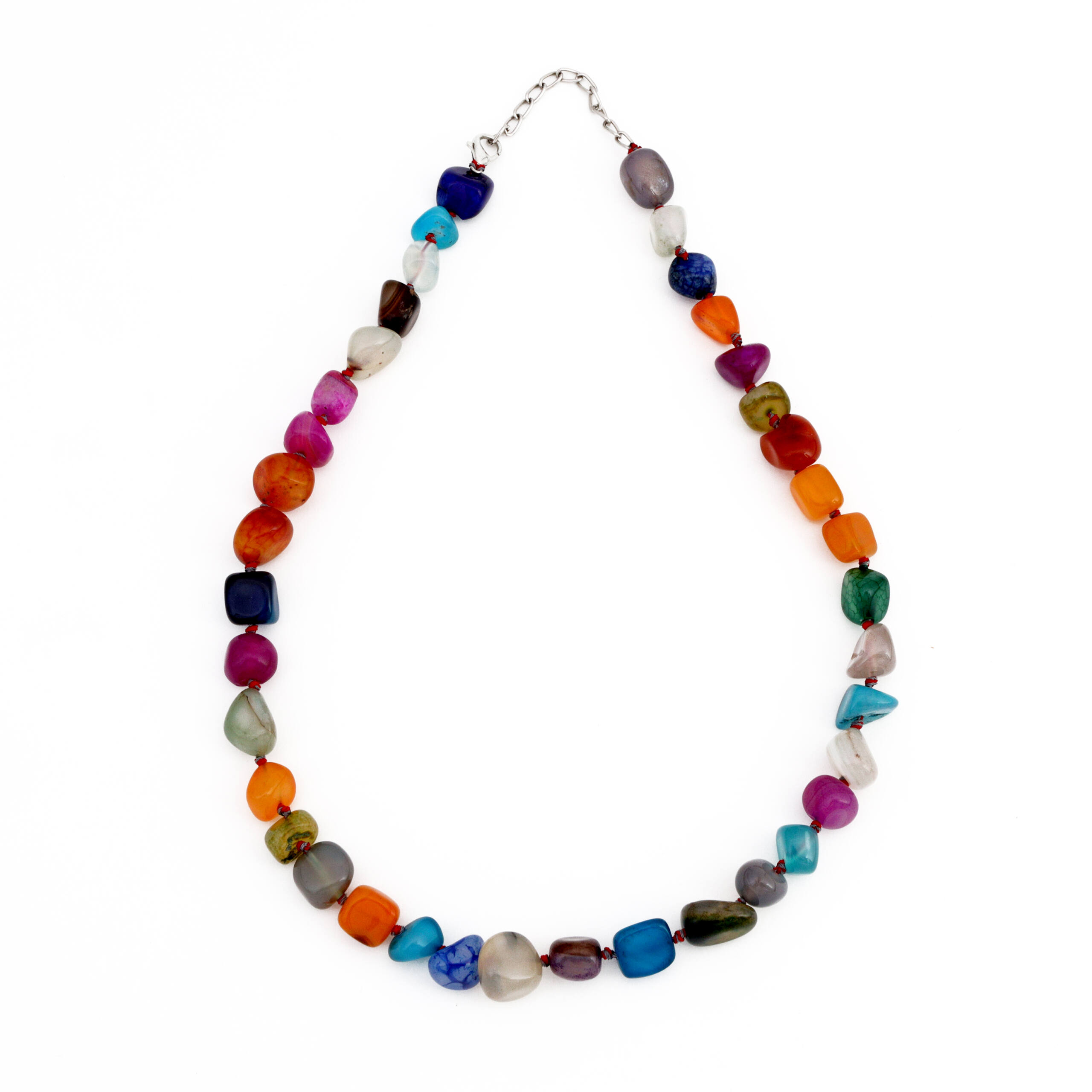 Ocean Blue Bead Necklace