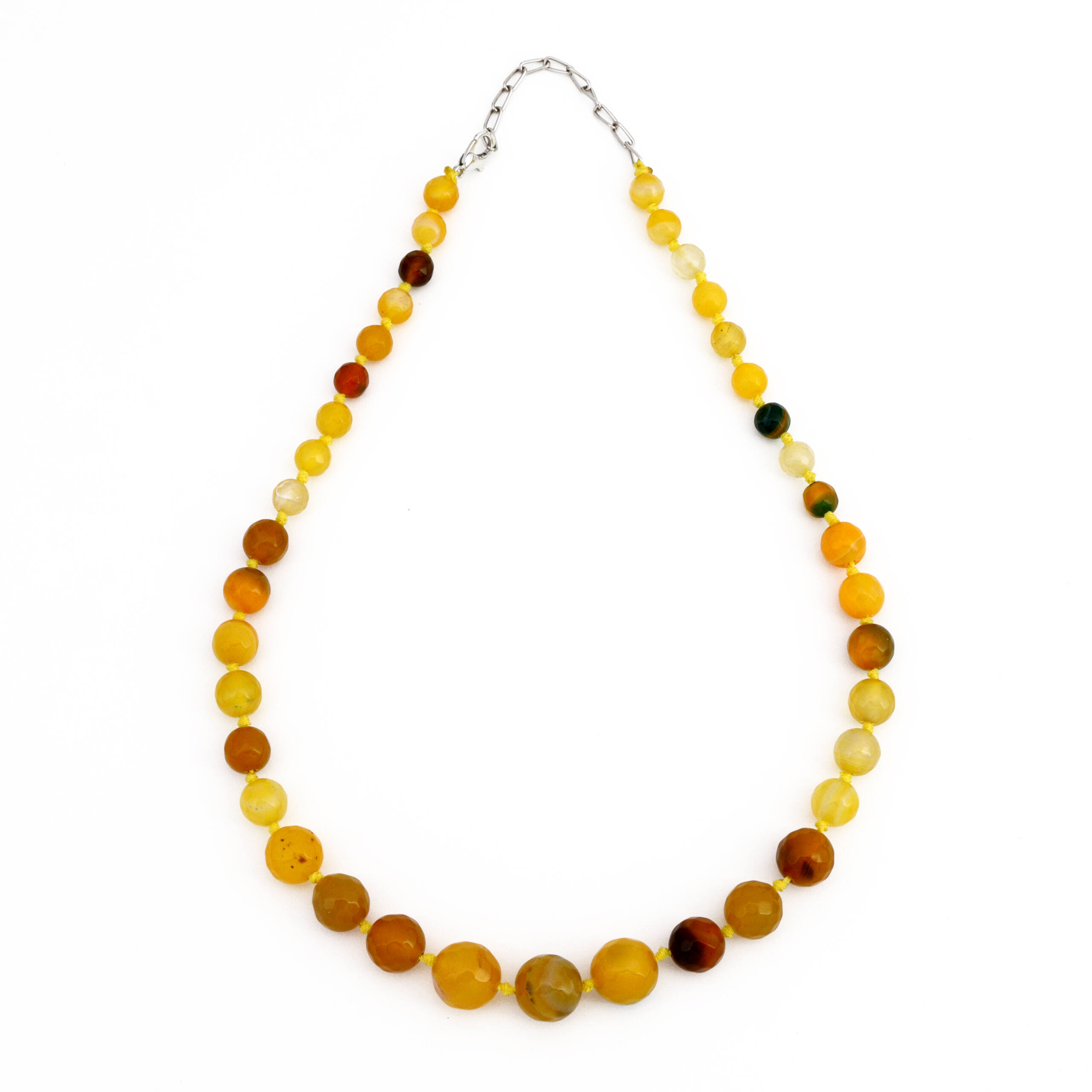 Rainbow Gem Bead Necklace