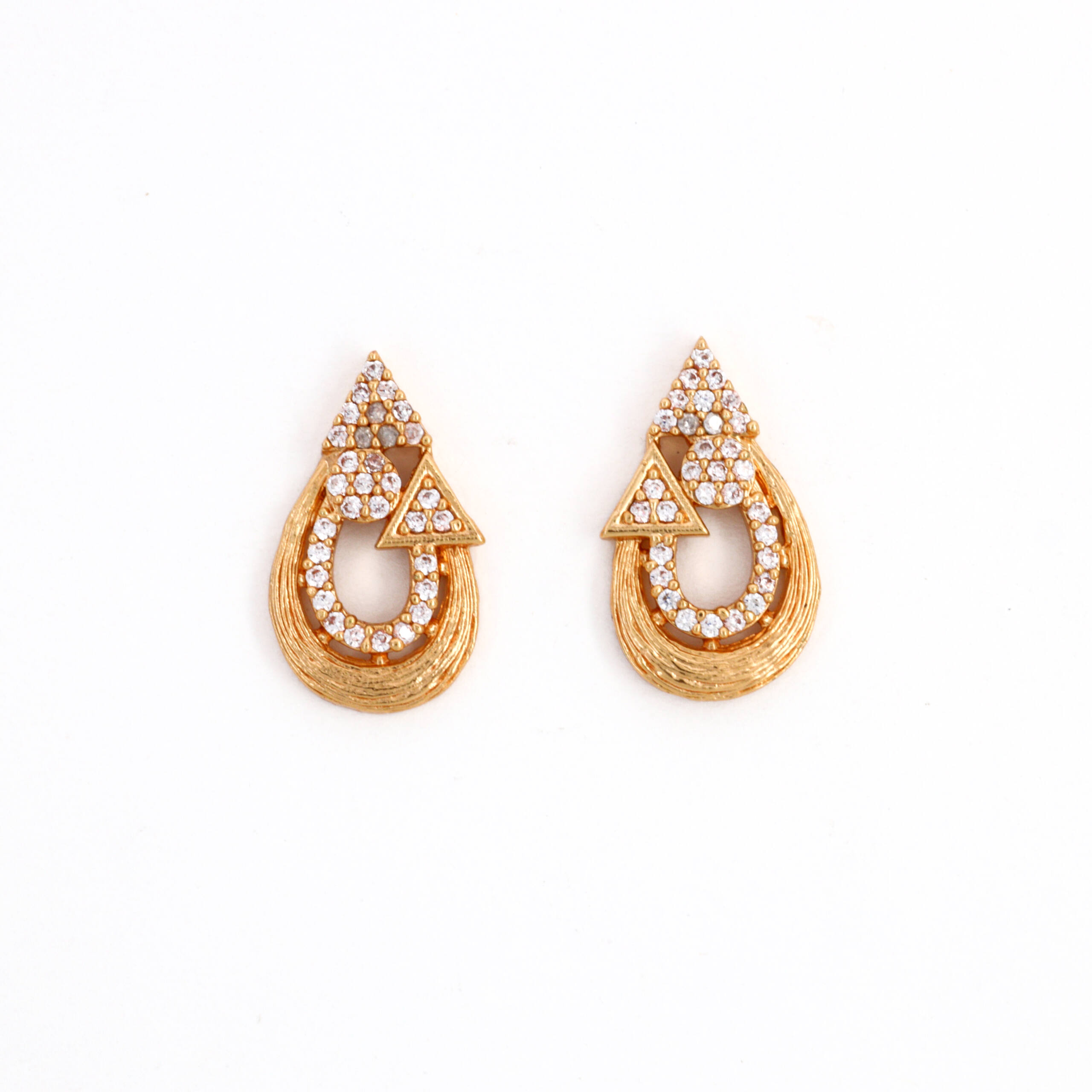Ros? Floral Drop Pendant Set