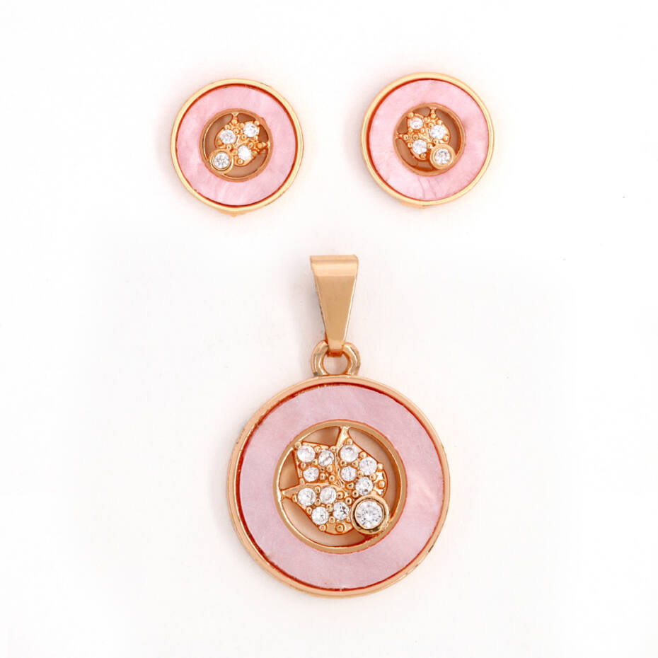 Ros? Ruby Medallion Glow Set