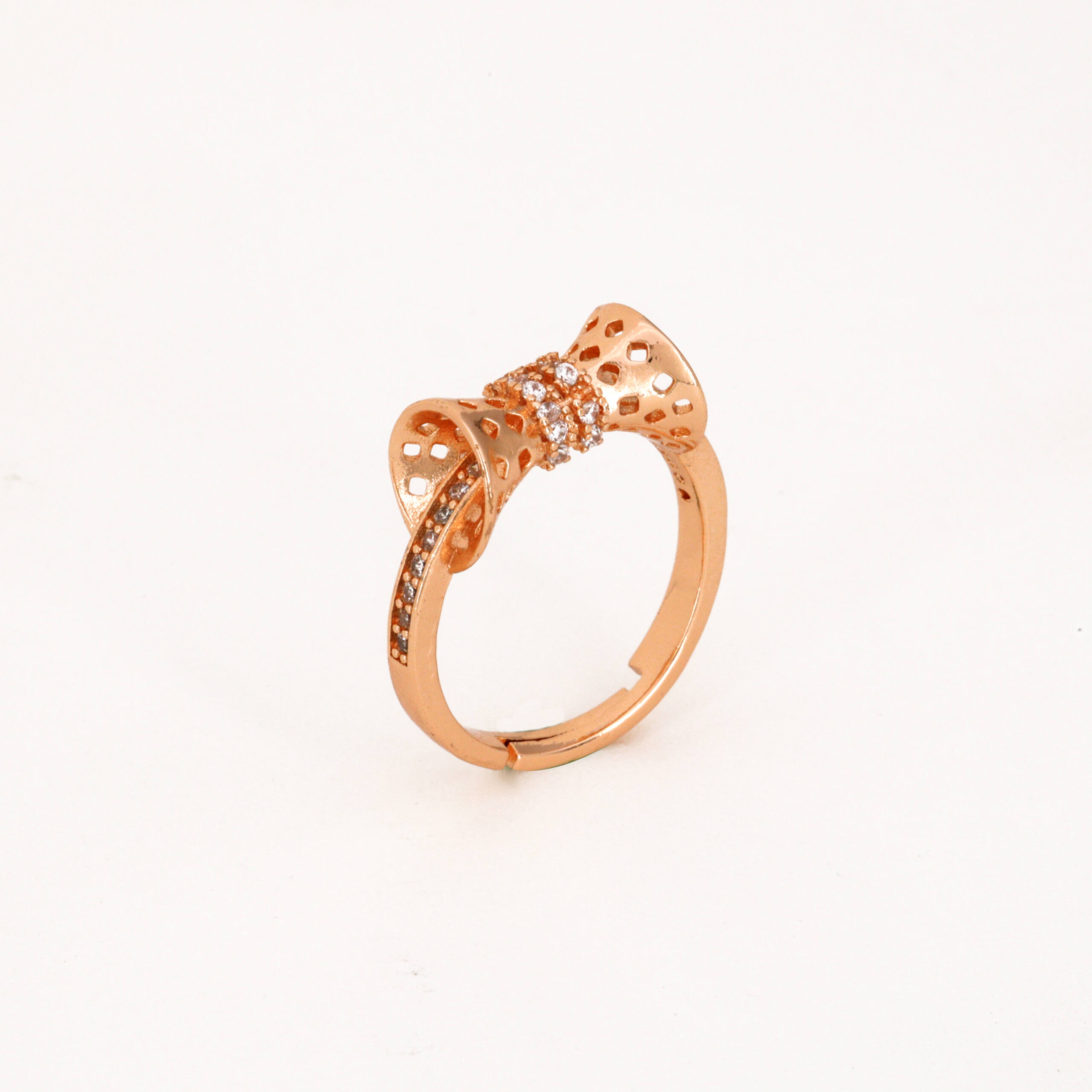 Rose Gold Cubic Zirconia Ring