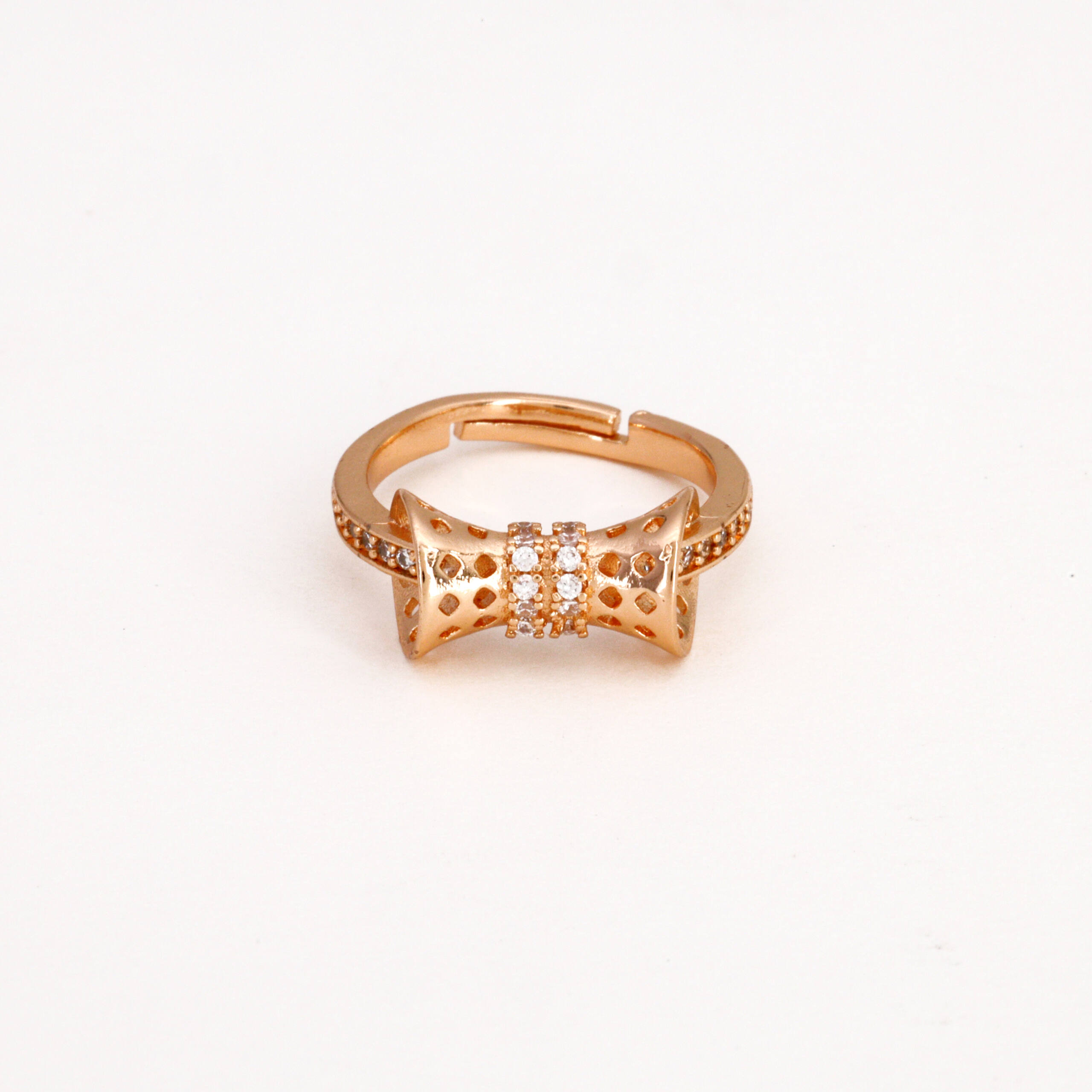 Rose Gold Cubic Zirconia Ring