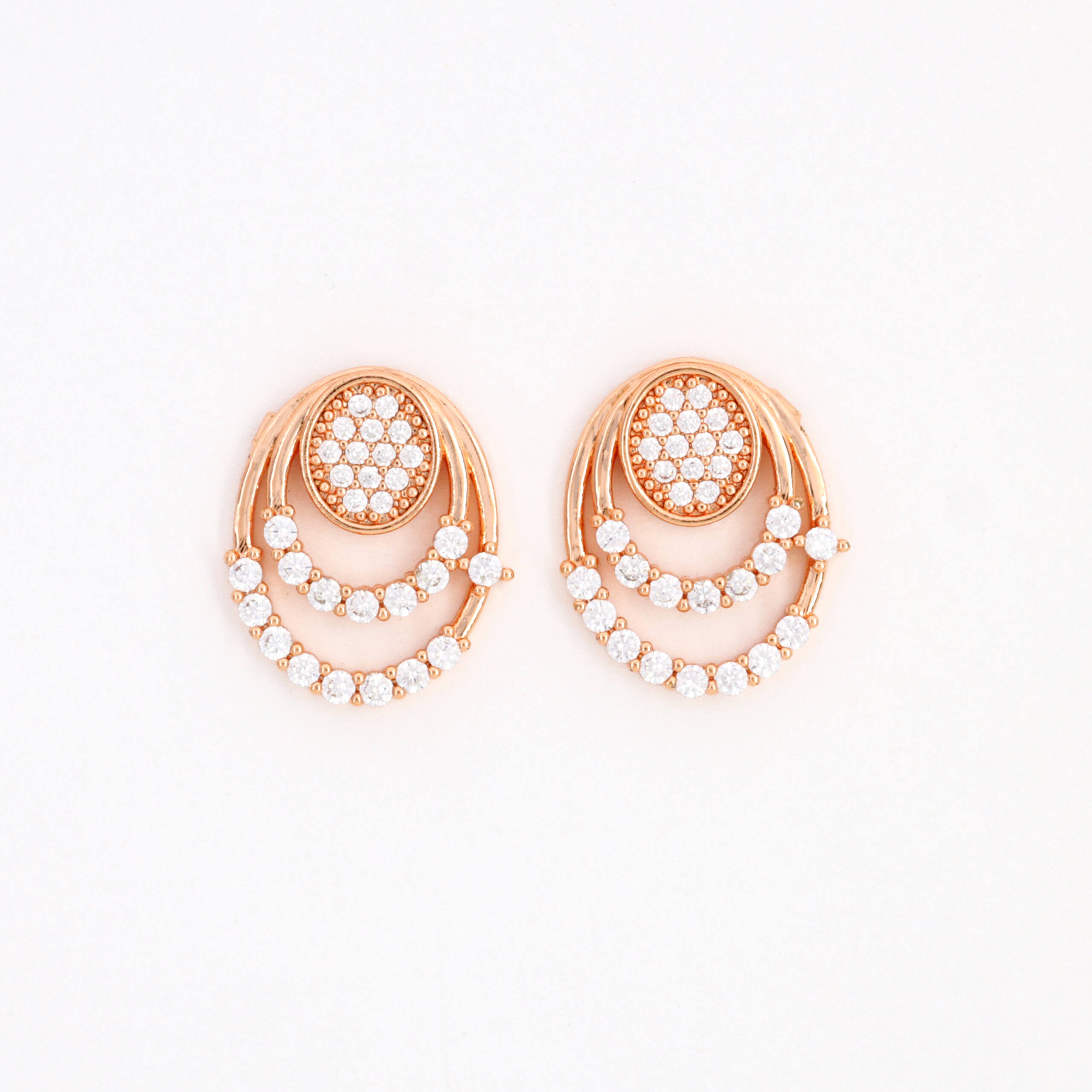 Royal Cascade Pearl Halo Set