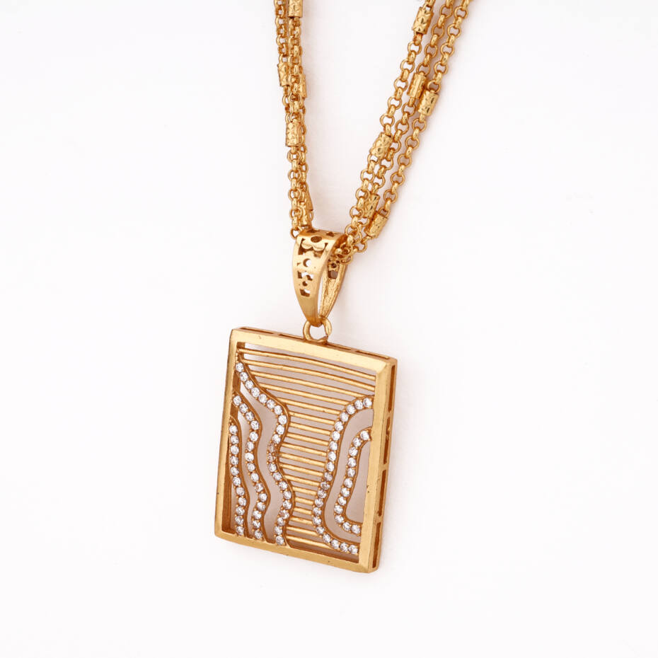 Serena Oval Gem Pendant Set