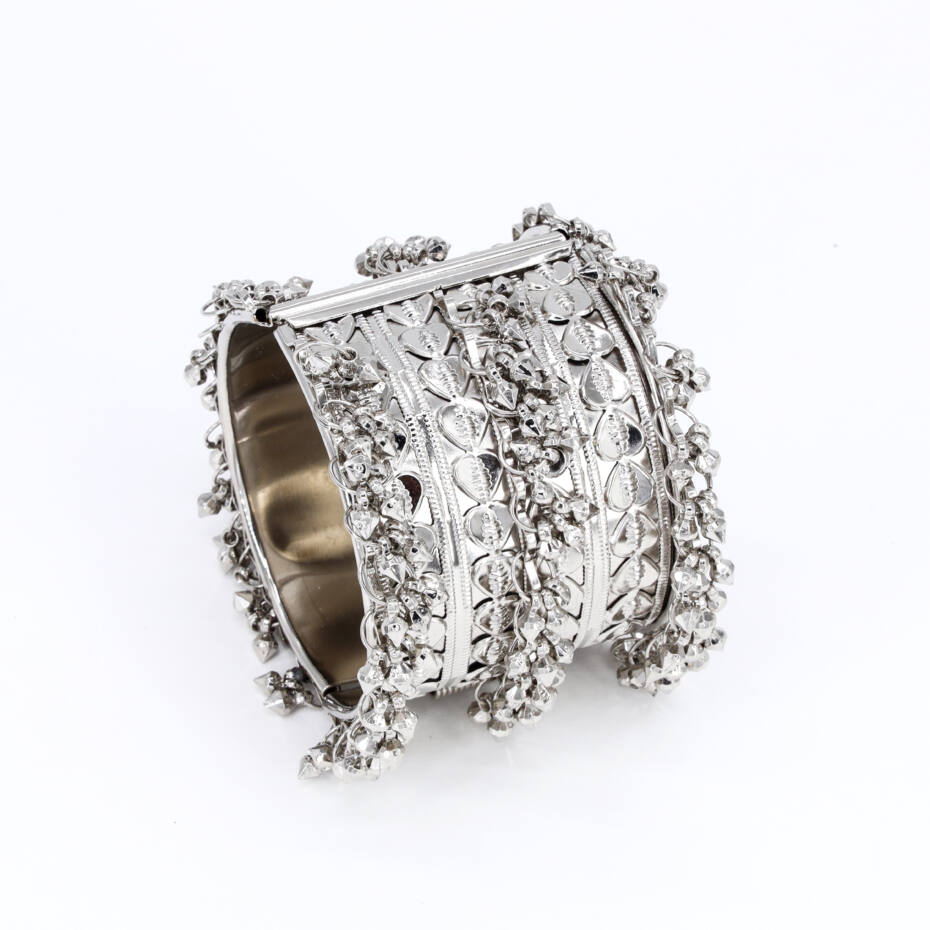 Silver Filigree Statement Cuff