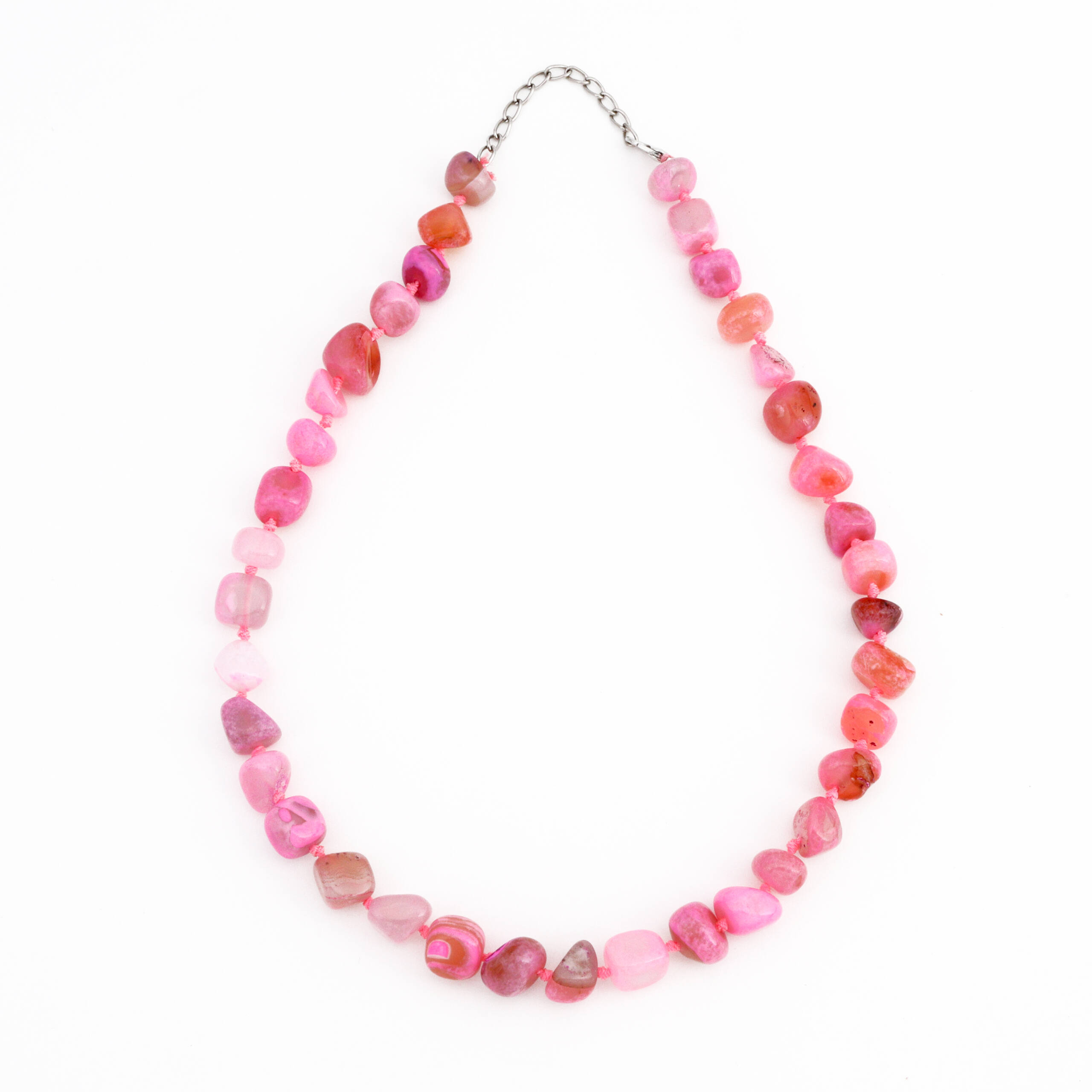 Smoky Crystal Bead Necklace