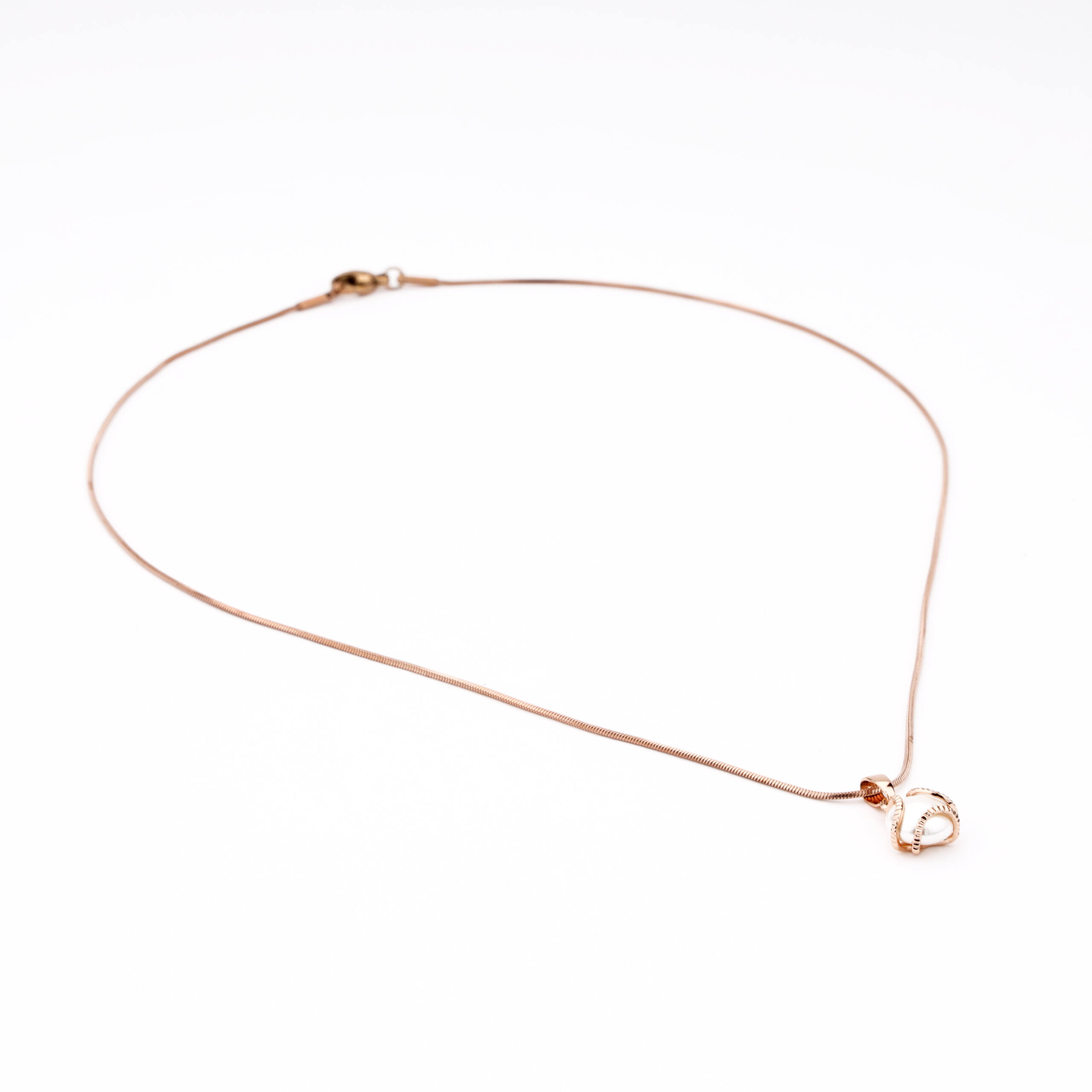 The Aura Solitaire Droplet Necklace