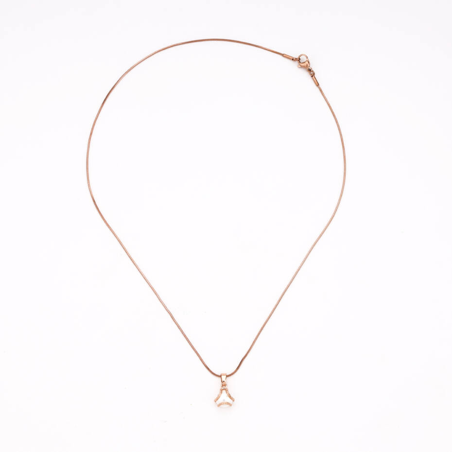 The Aura Solitaire Droplet Necklace