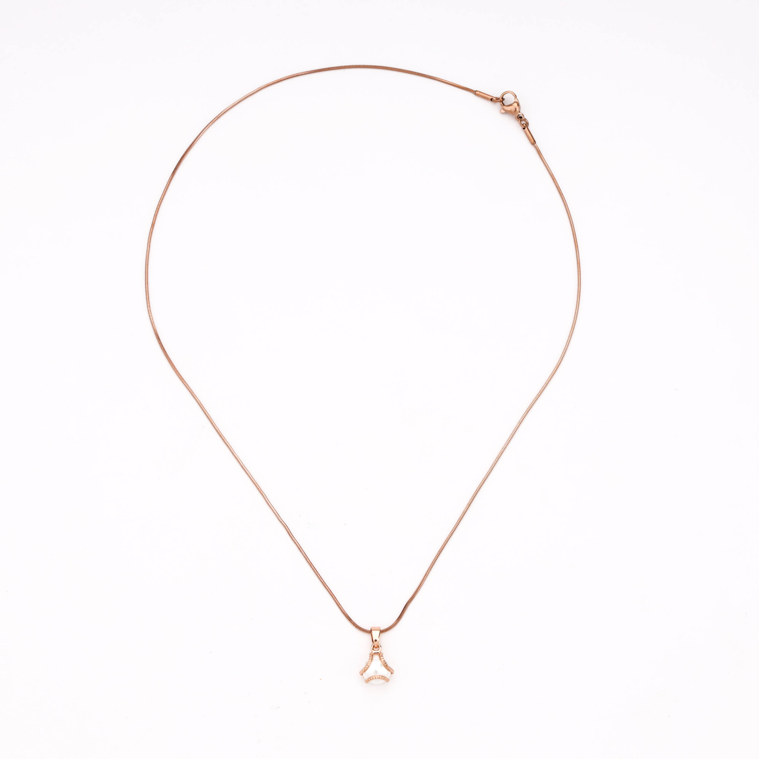 The Aura Solitaire Droplet Necklace