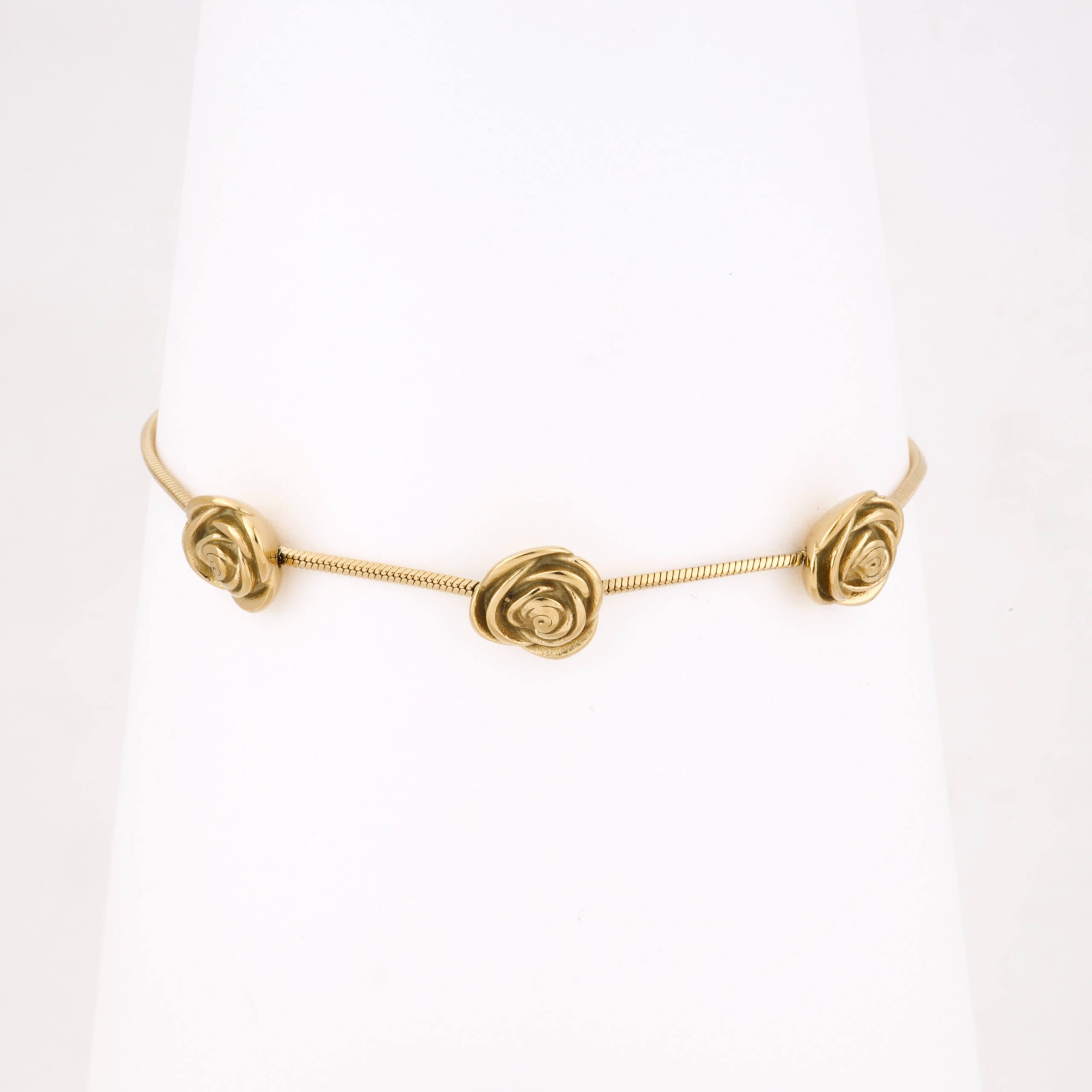 The Aurum Blossom Trio Bracelet