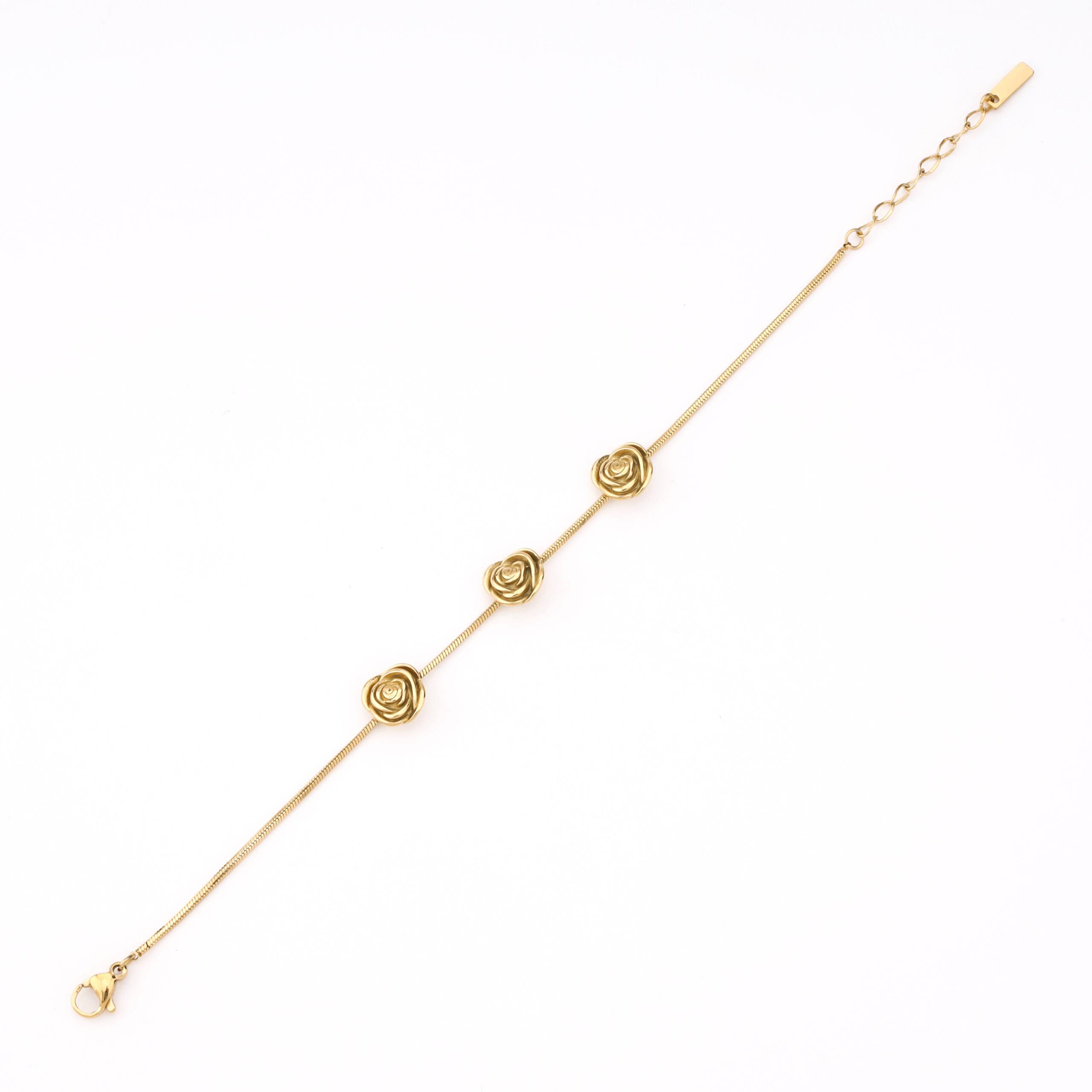 The Aurum Blossom Trio Bracelet