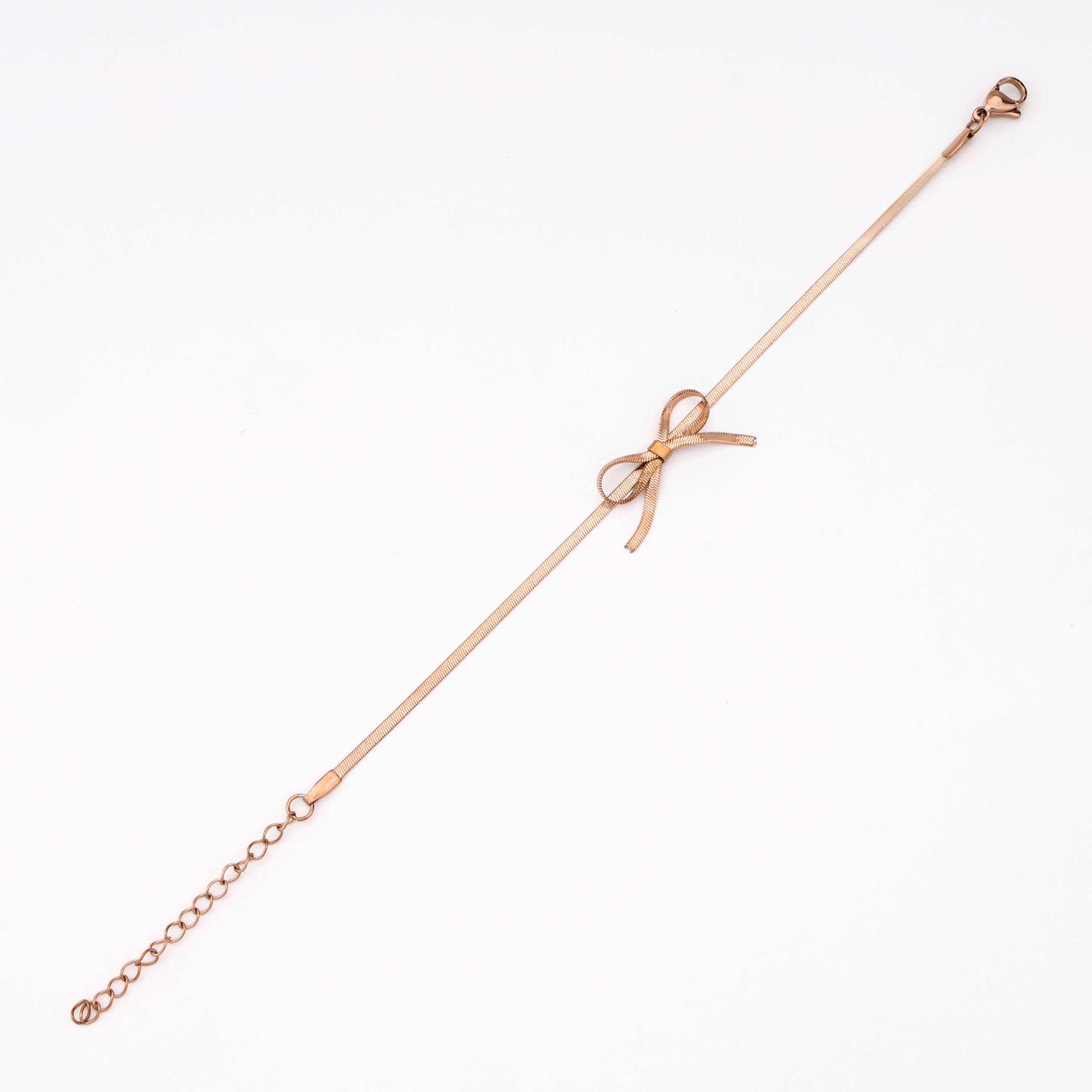 The Blush Pav and Bow Bracelet