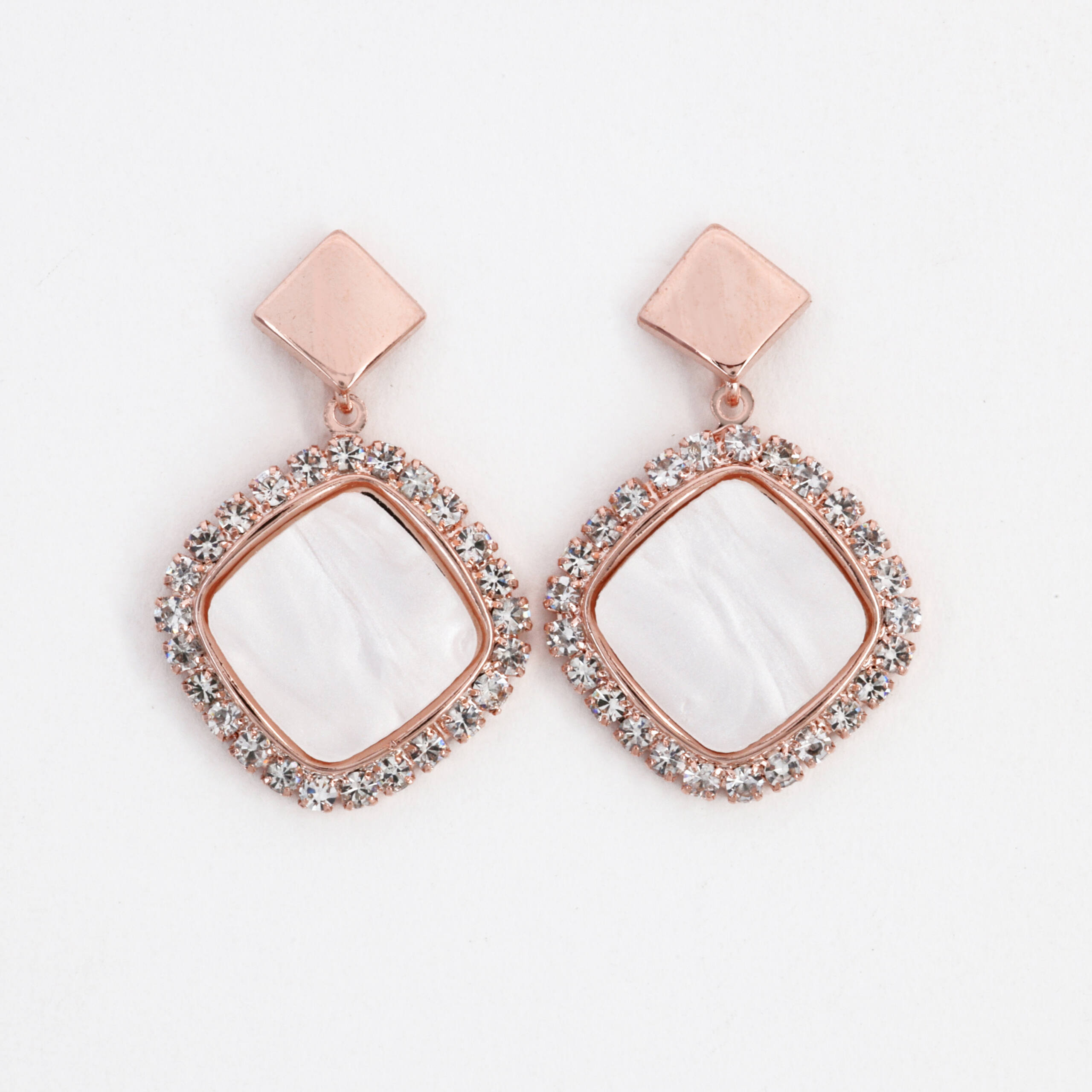 The Celestine Diamond Frame Drops