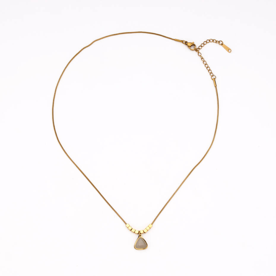The Desert Quartz Geometric Pendant