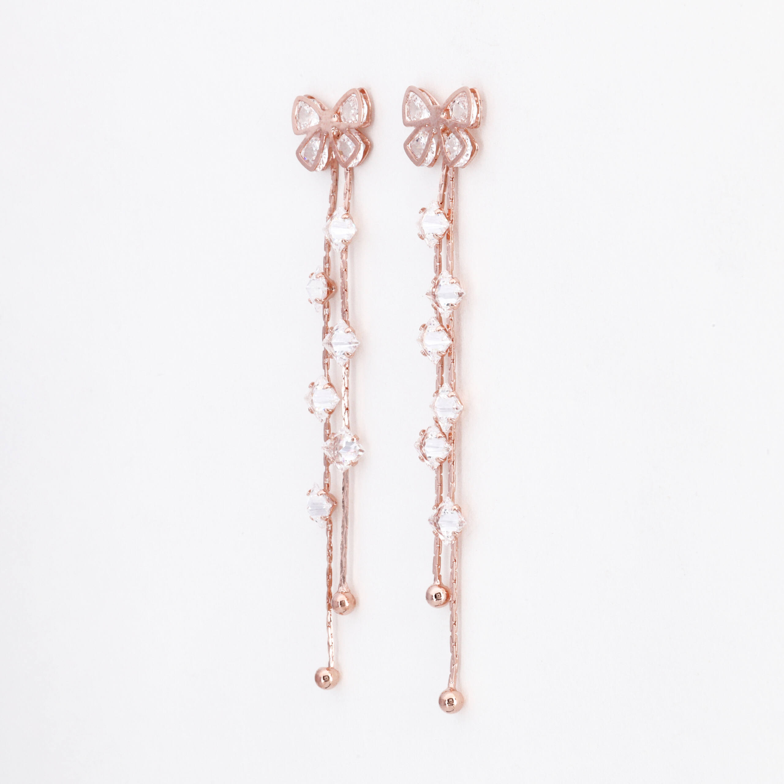 The Dewdrop Vine Long Earrings