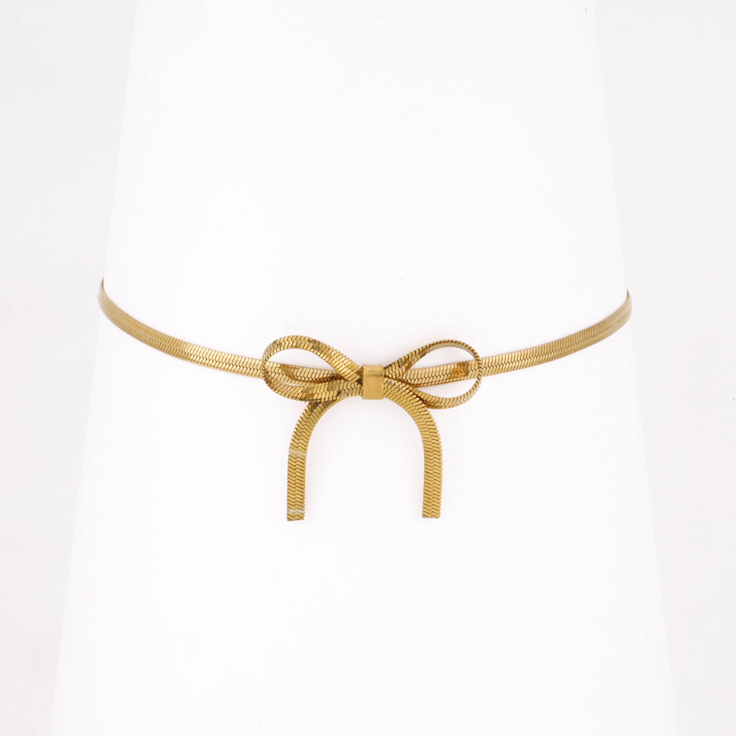 The Gilded Pav and Bow Bracelet