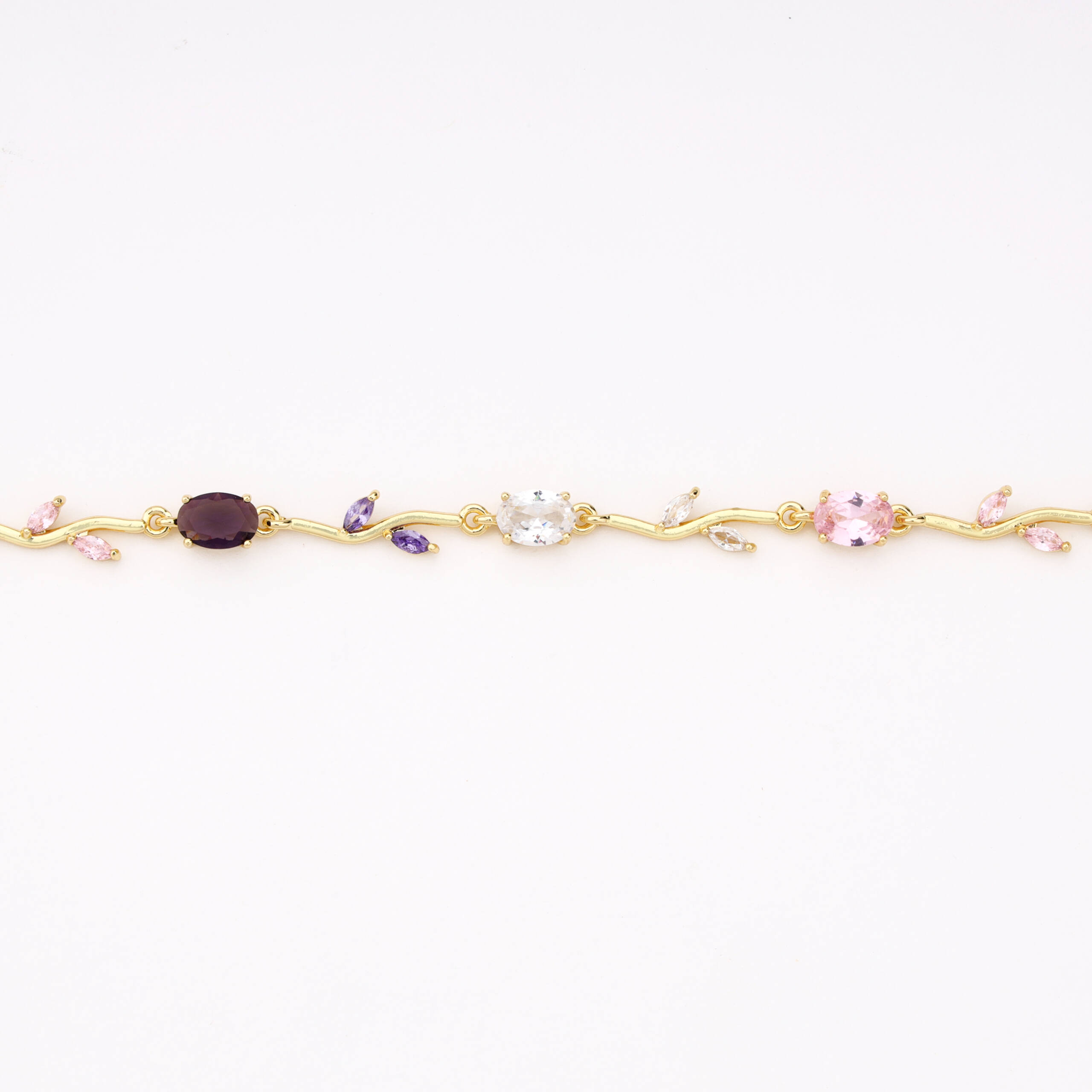 The Golden Amethyst Vine Bracelet