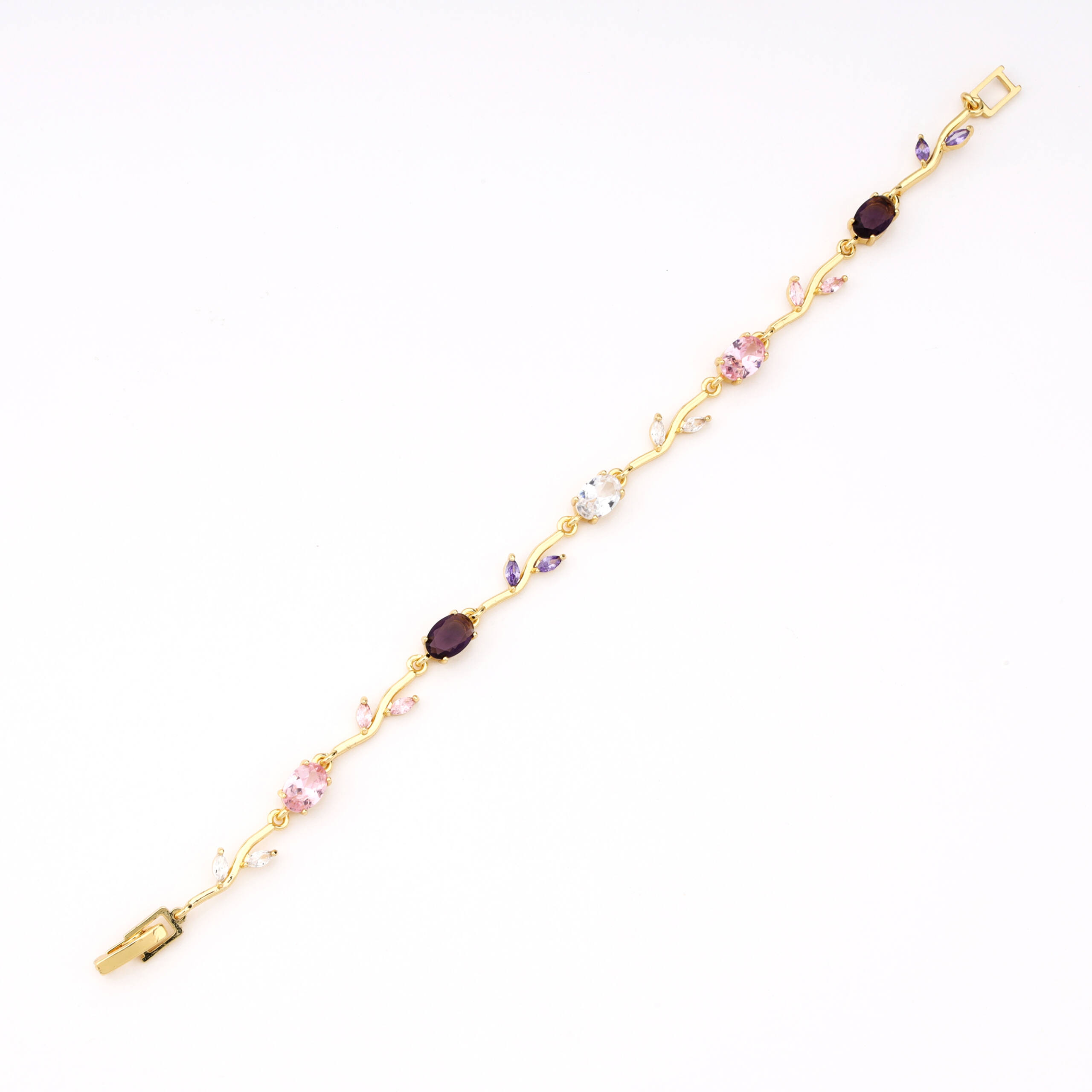 The Golden Amethyst Vine Bracelet