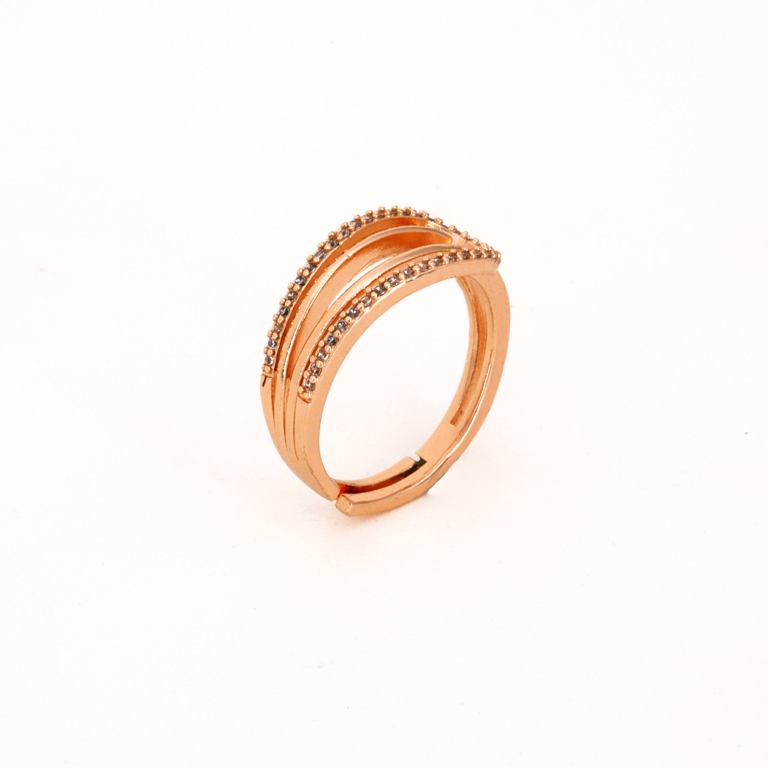 The Infinity Wave Intertwined Ring