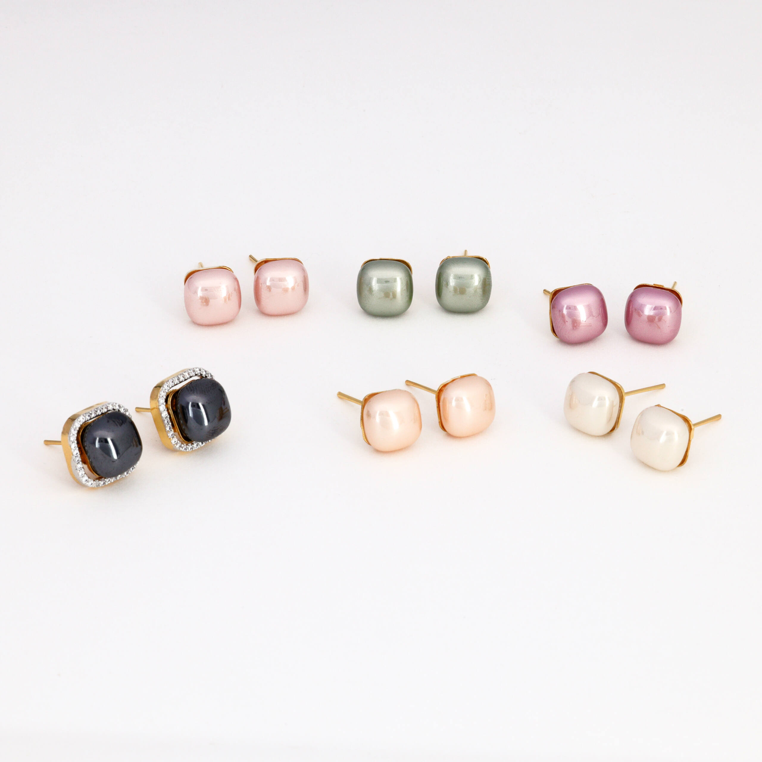 The Mini Jewel Color Stud Collection