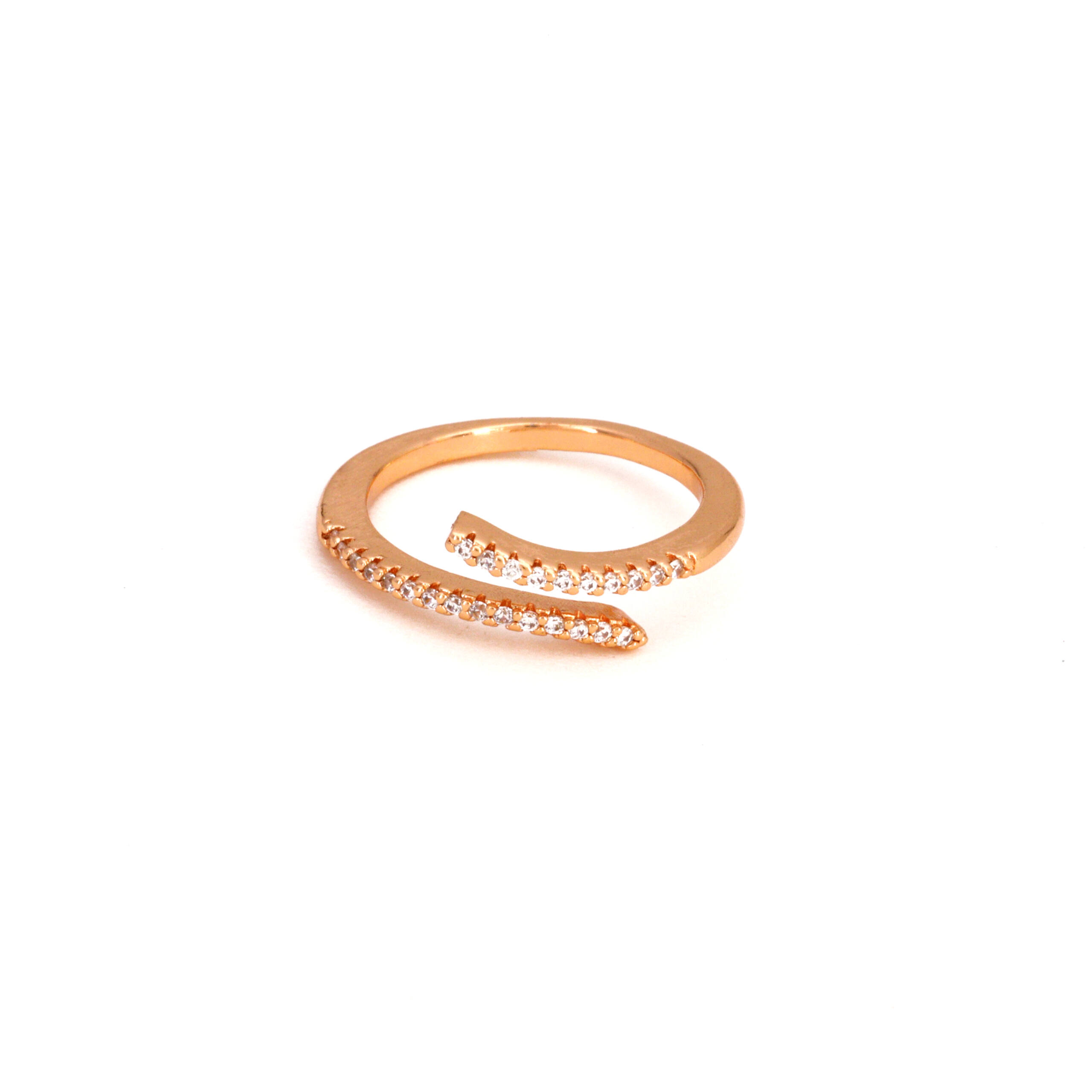 The Minimalist Serpentine Spiral Ring