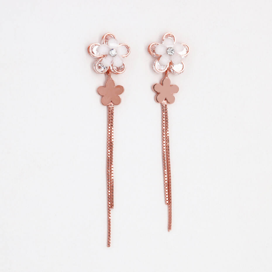 The Petal Thread Crystal Drops