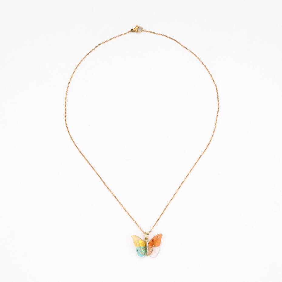 The Prism Aurora Butterfly Necklace
