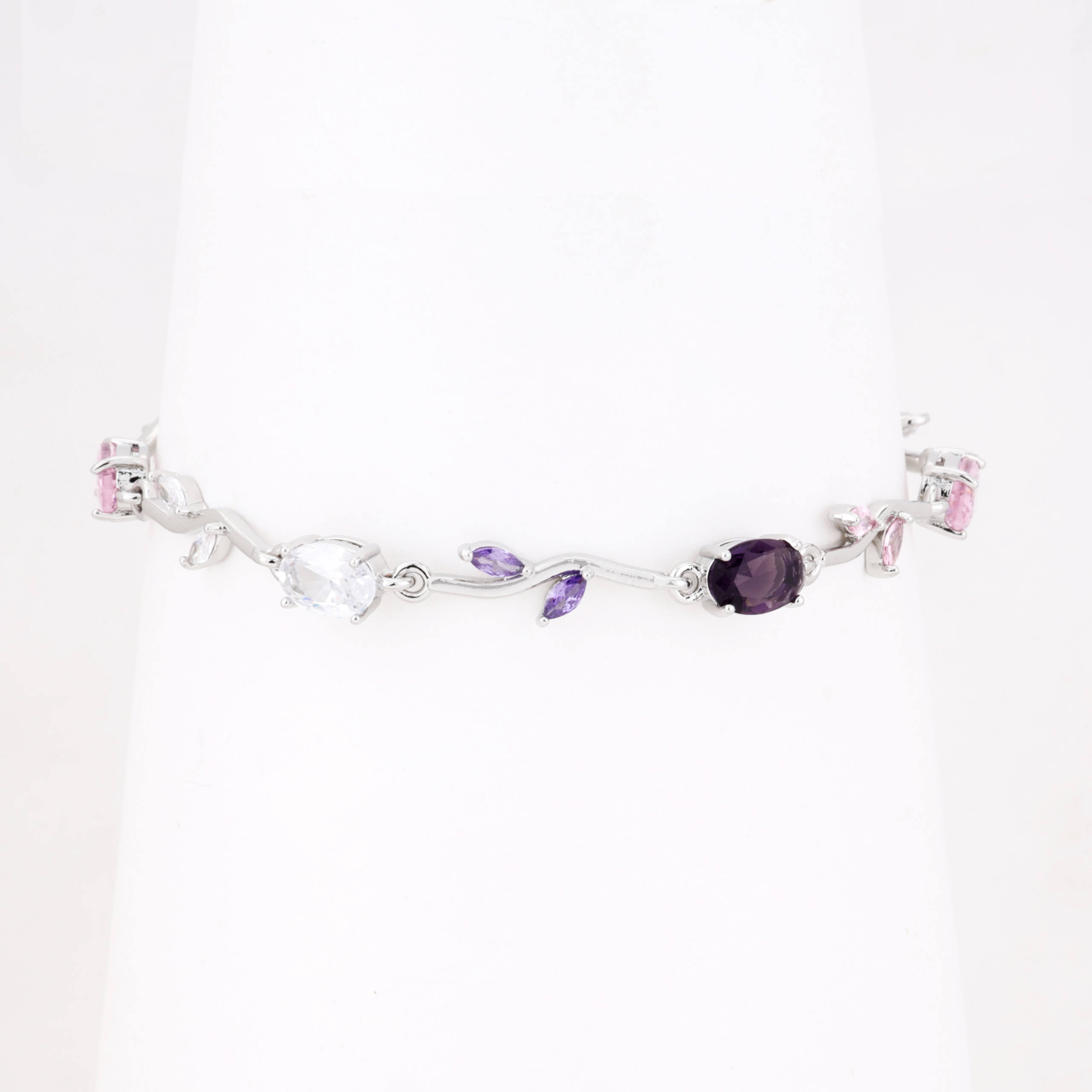 The Royal Amethyst Crystal Vine Bracelet
