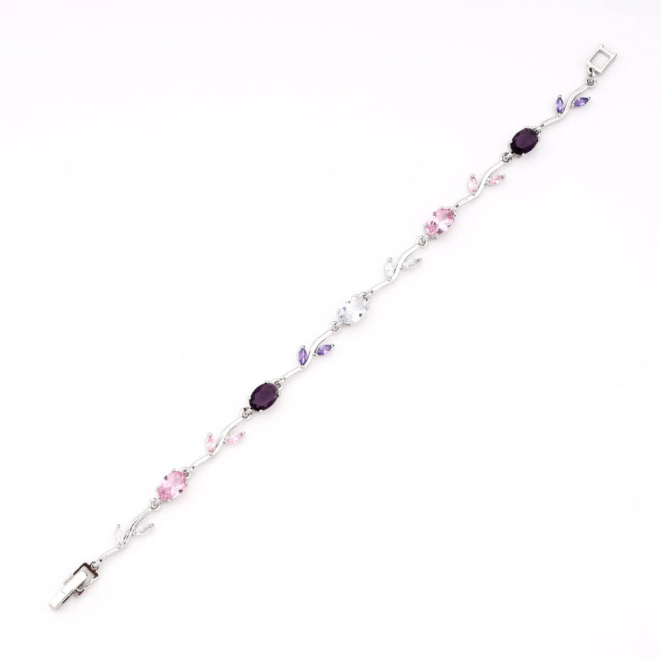 The Royal Amethyst Crystal Vine Bracelet