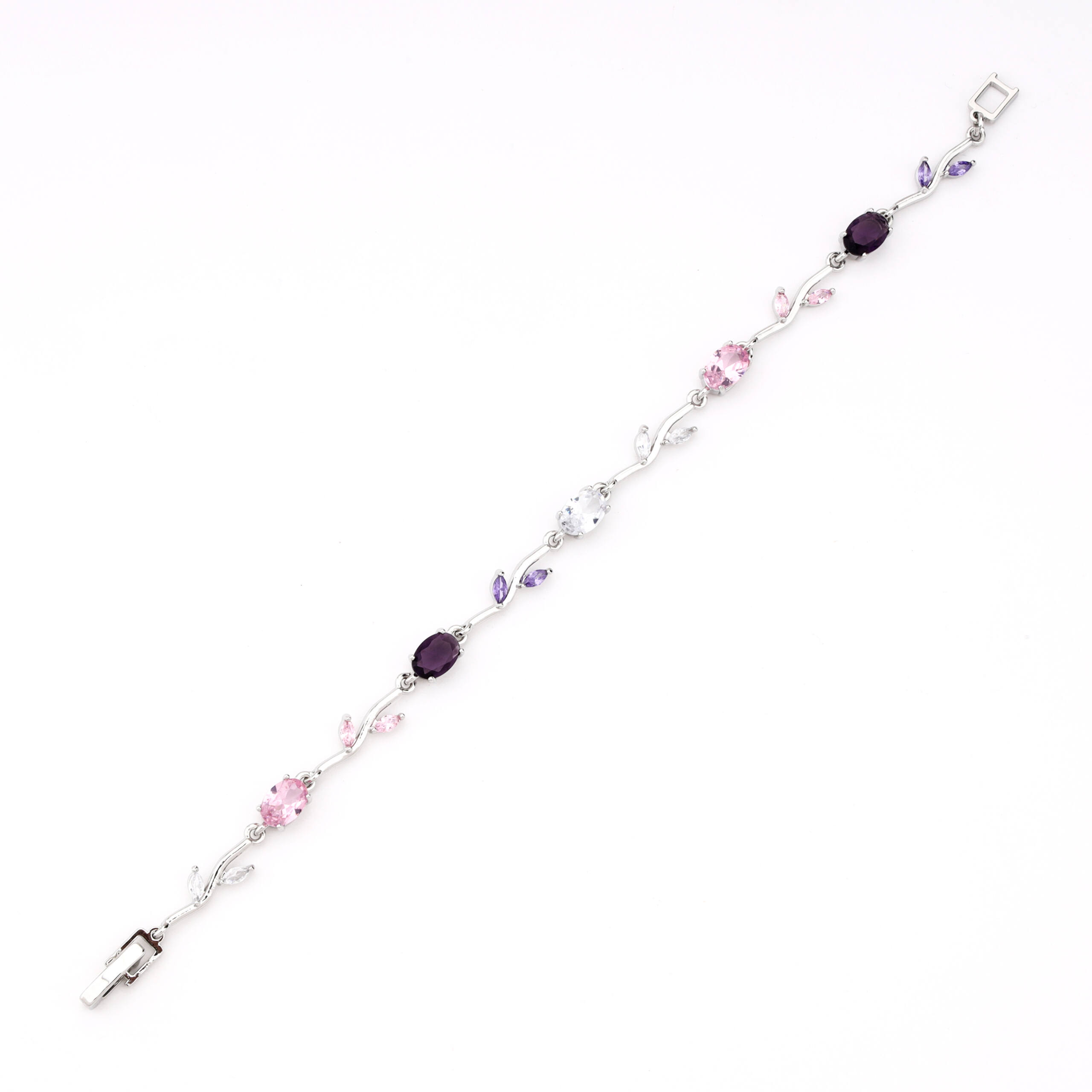 The Royal Amethyst Crystal Vine Bracelet