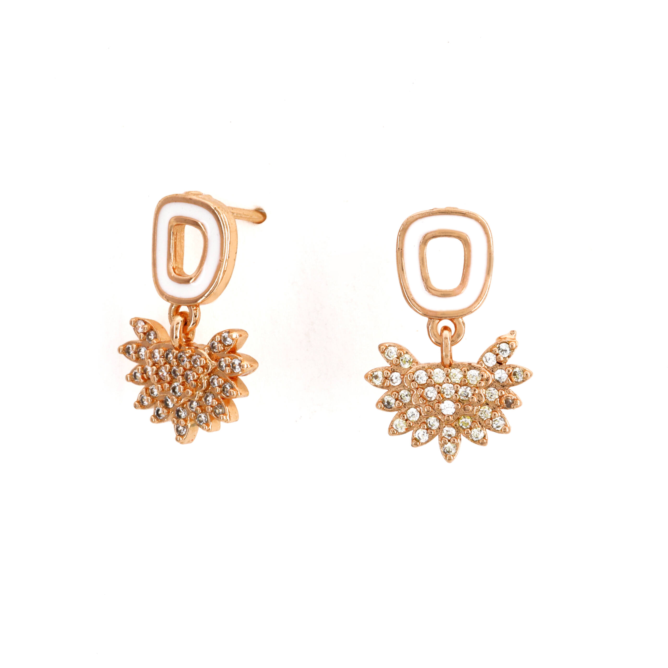 The Sovereign Monogram Halo Earrings