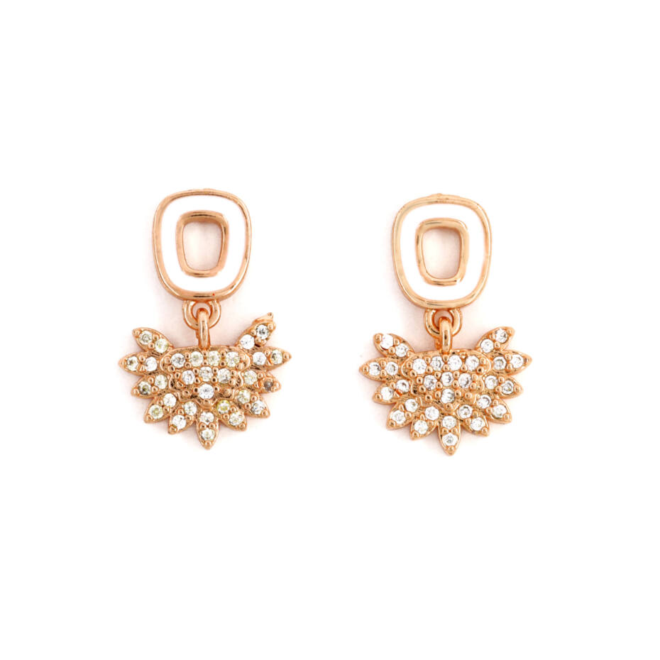 The Sovereign Monogram Halo Earrings