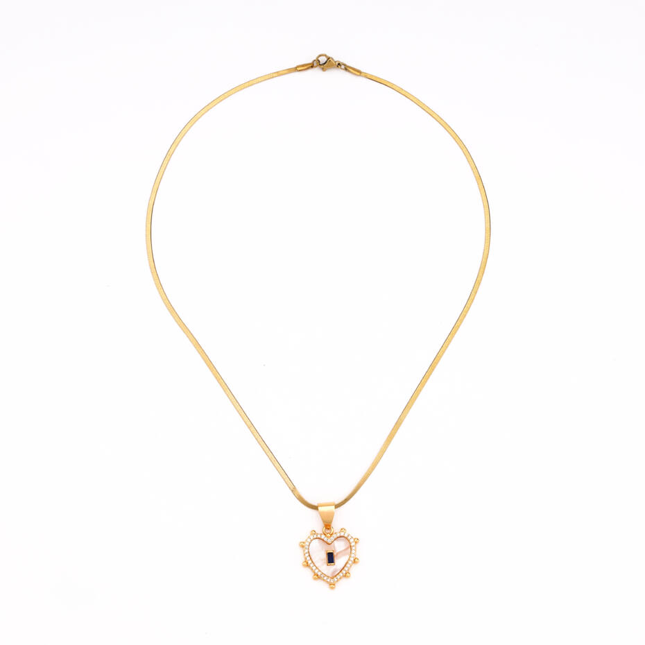 The Sovereign Monogram Heart Necklace ? Letter A
