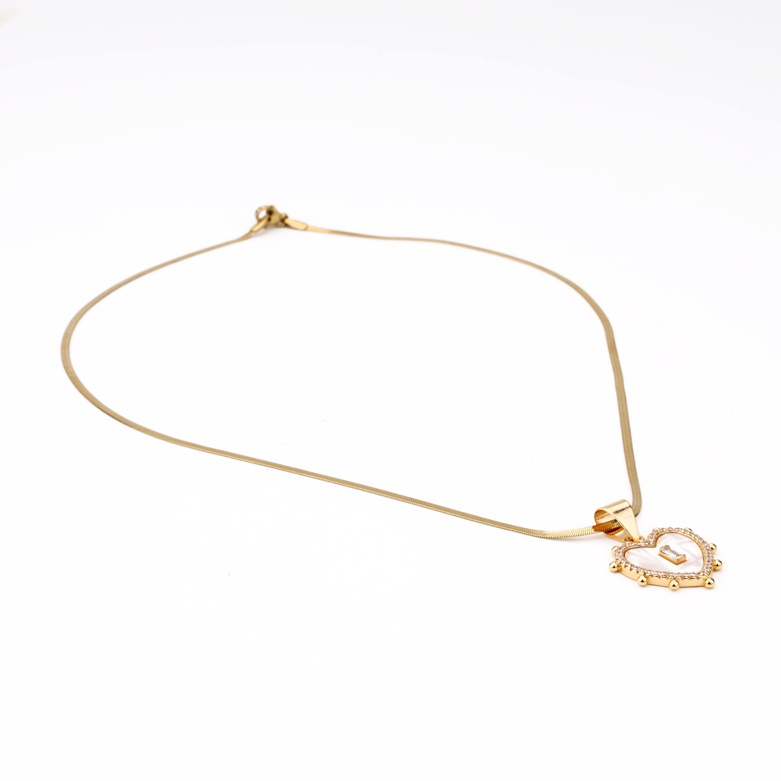The Sovereign Monogram Heart Necklace ? Letter B