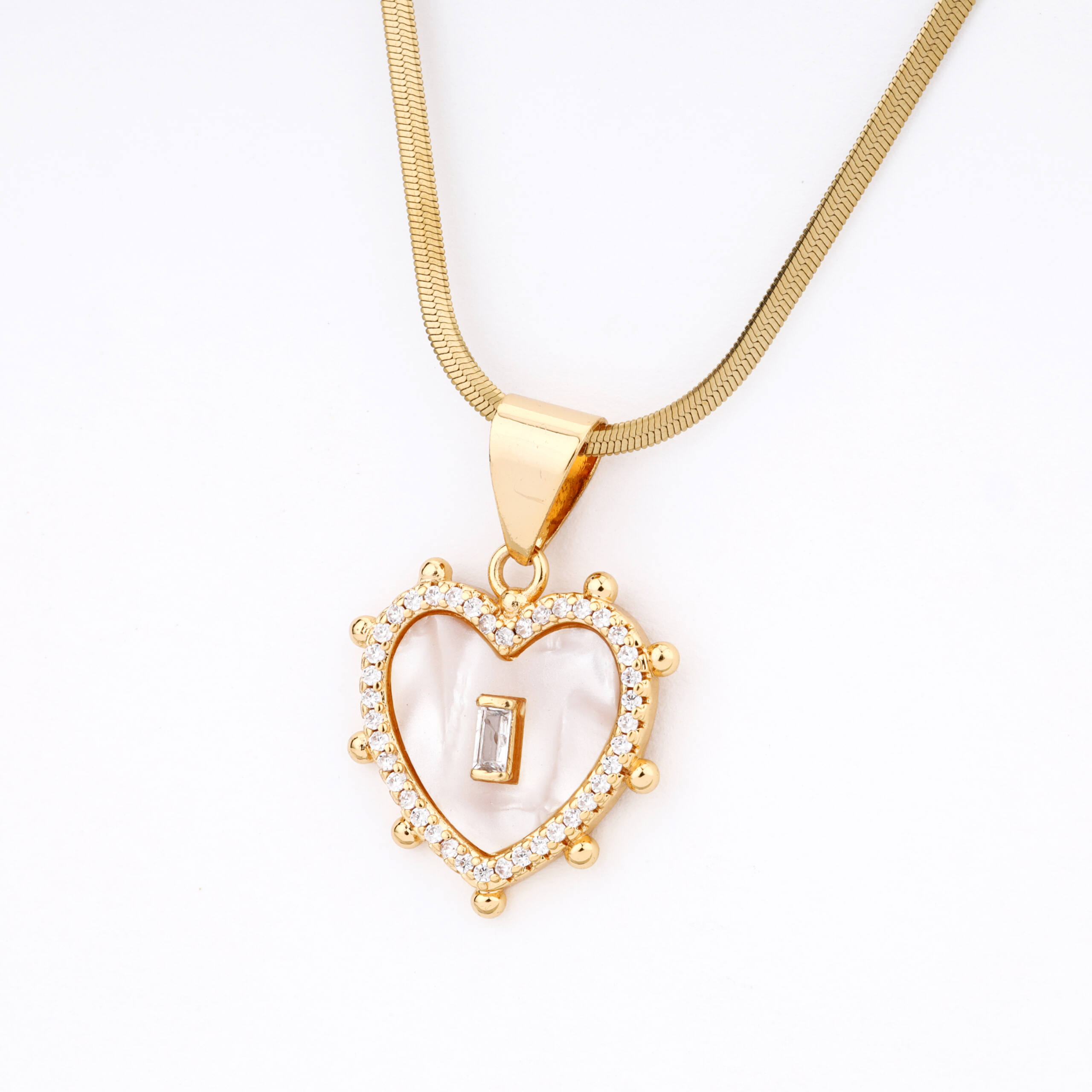 The Sovereign Monogram Heart Necklace ? Letter B