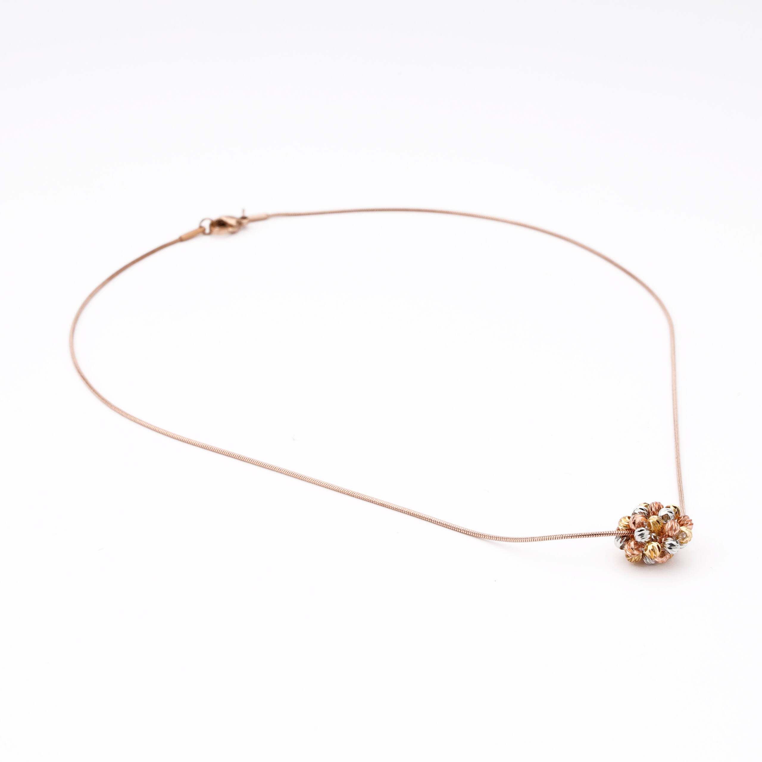 The Stella Cluster Starburst Ball Necklace