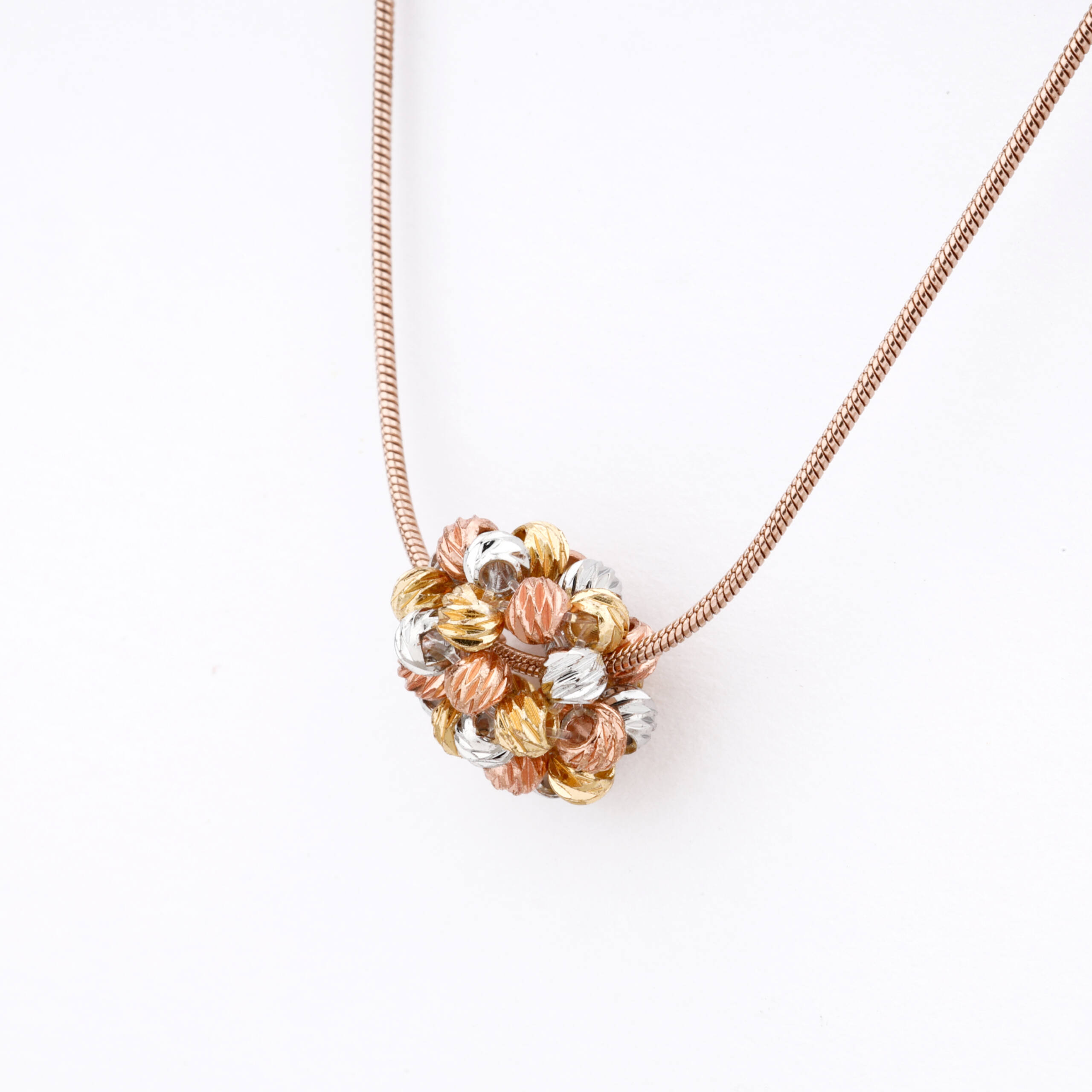 The Stella Cluster Starburst Ball Necklace