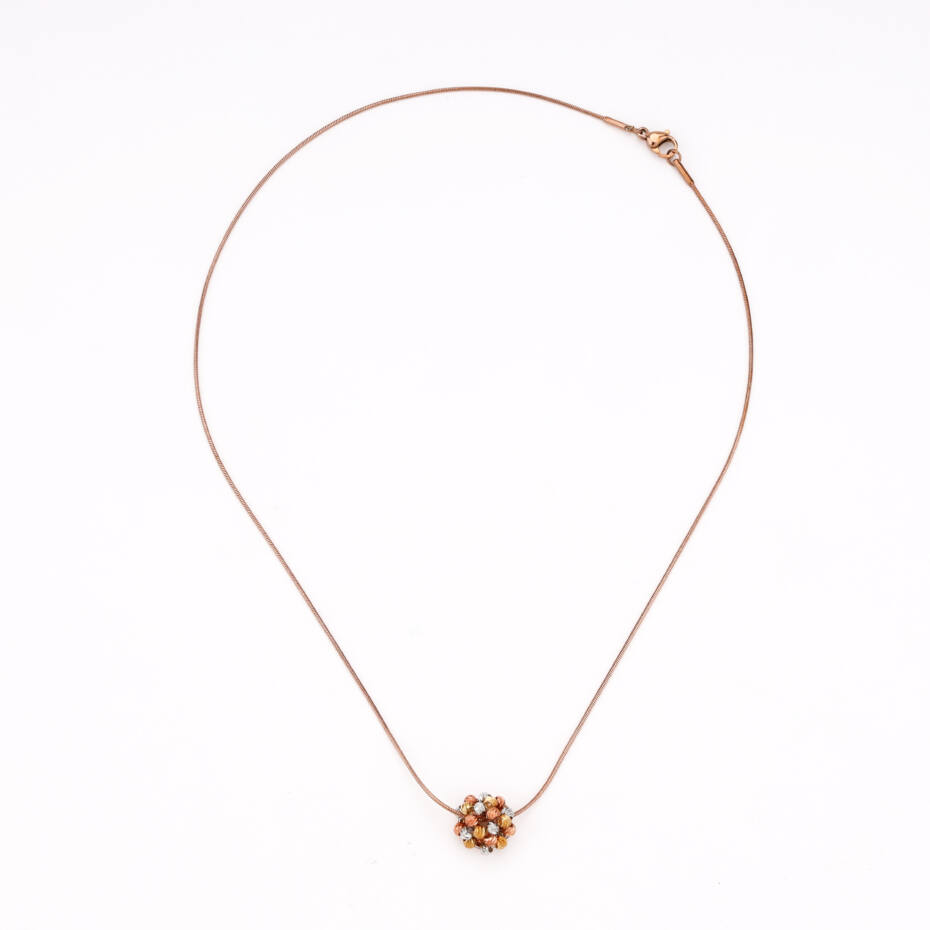 The Stella Cluster Starburst Ball Necklace