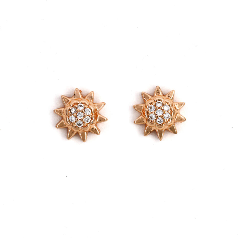 The Sunburst Corona Stud Earrings