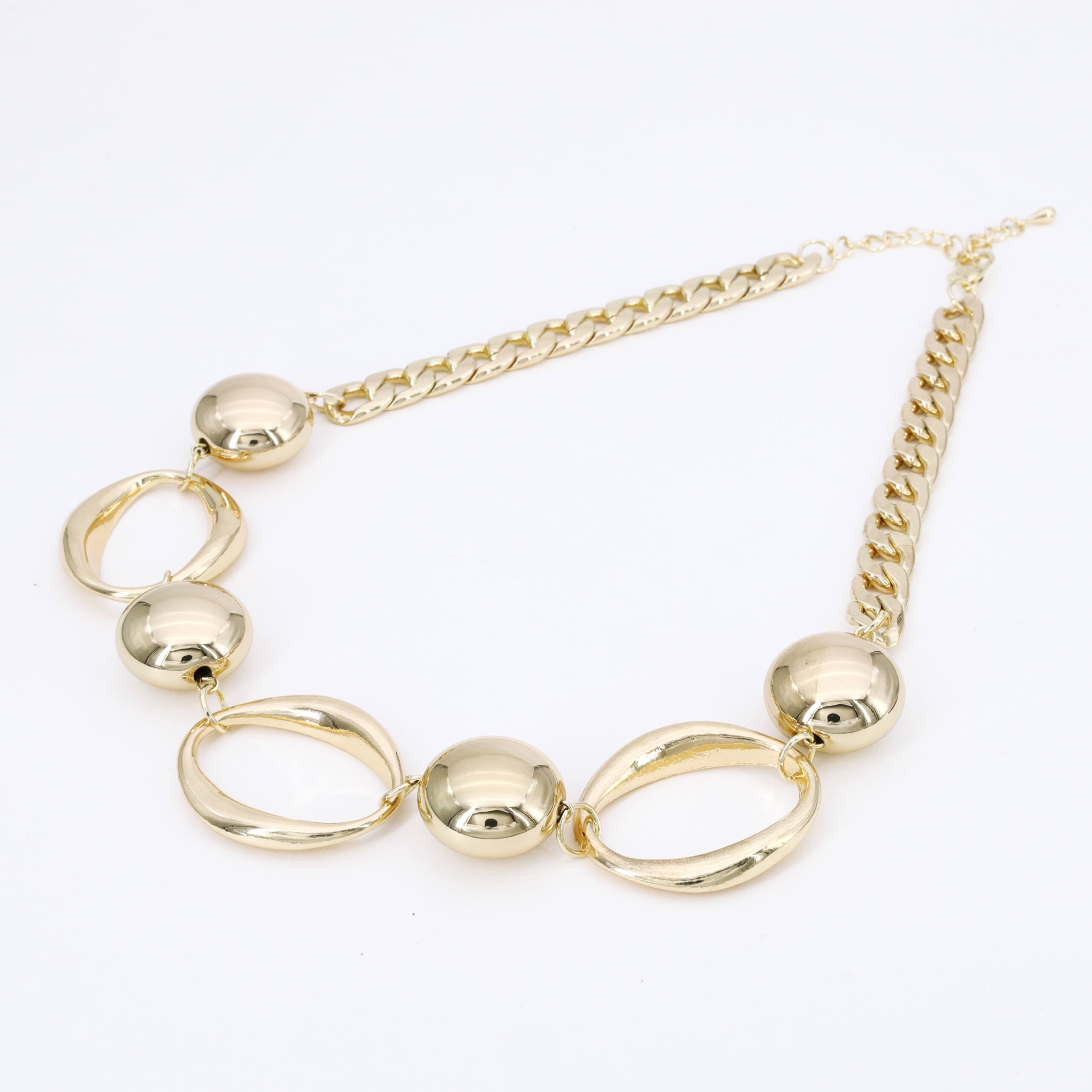Celeste Open Circle Link Necklace