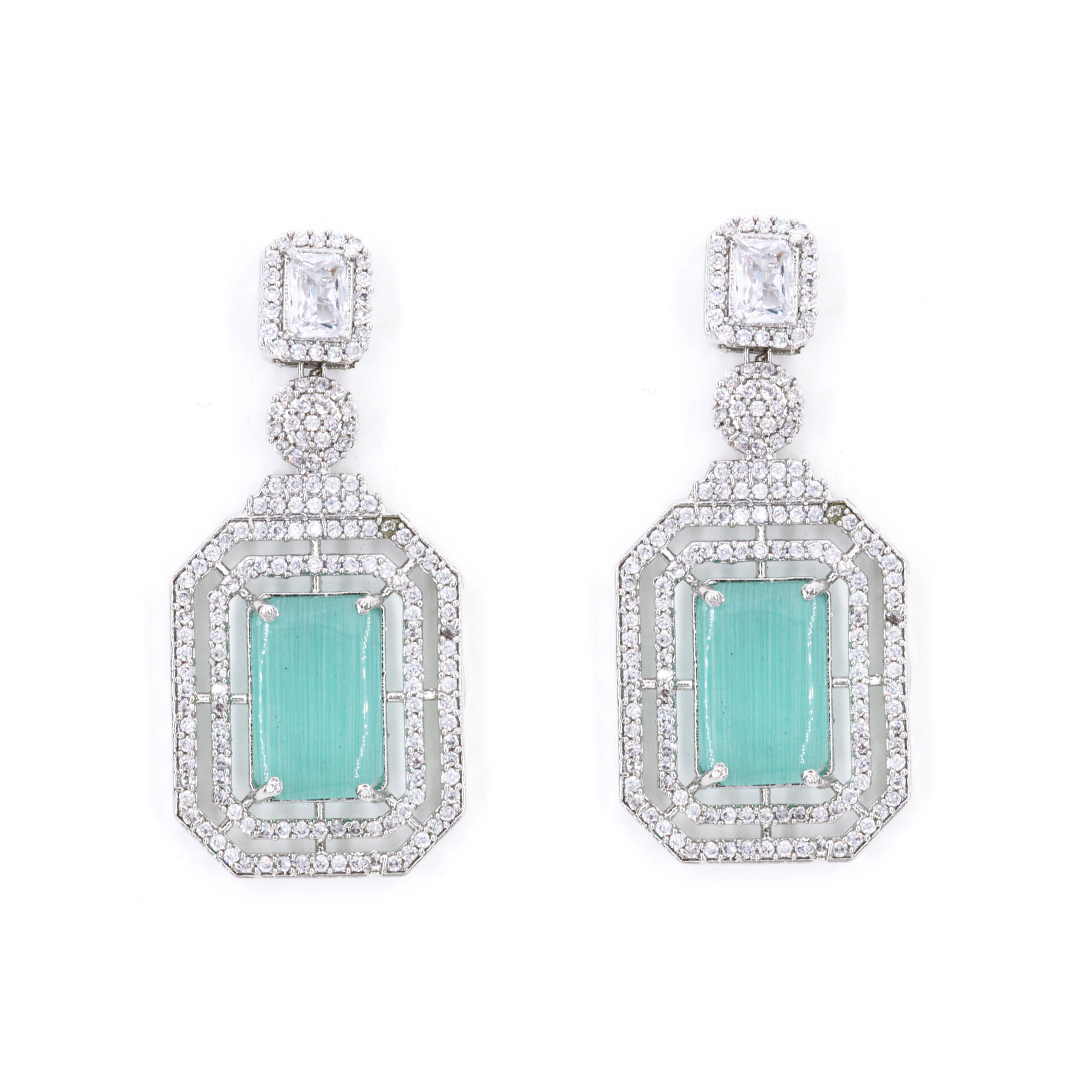 Emerald and Gold Accent Necklace Set