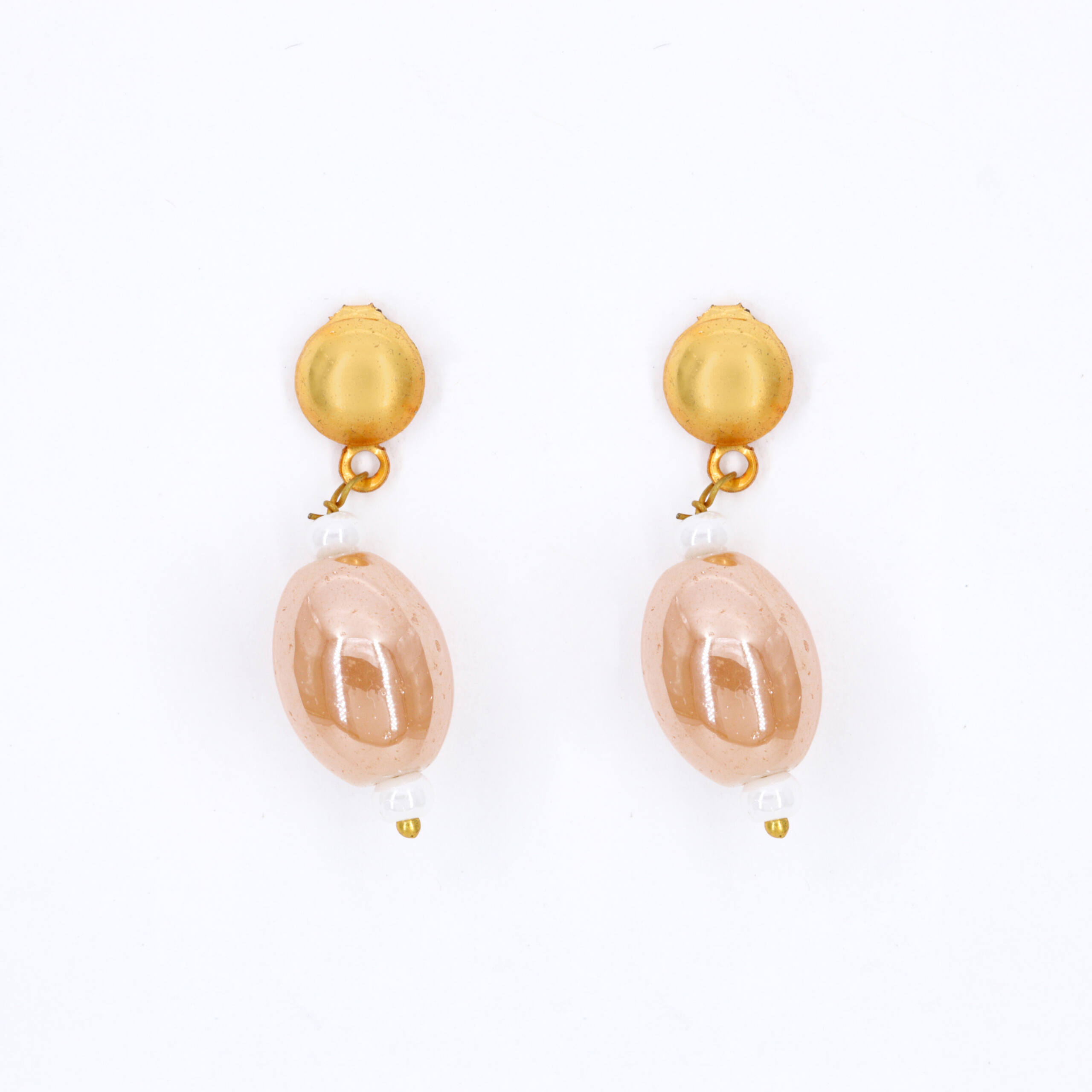 Golden Classic Moti Necklace Set