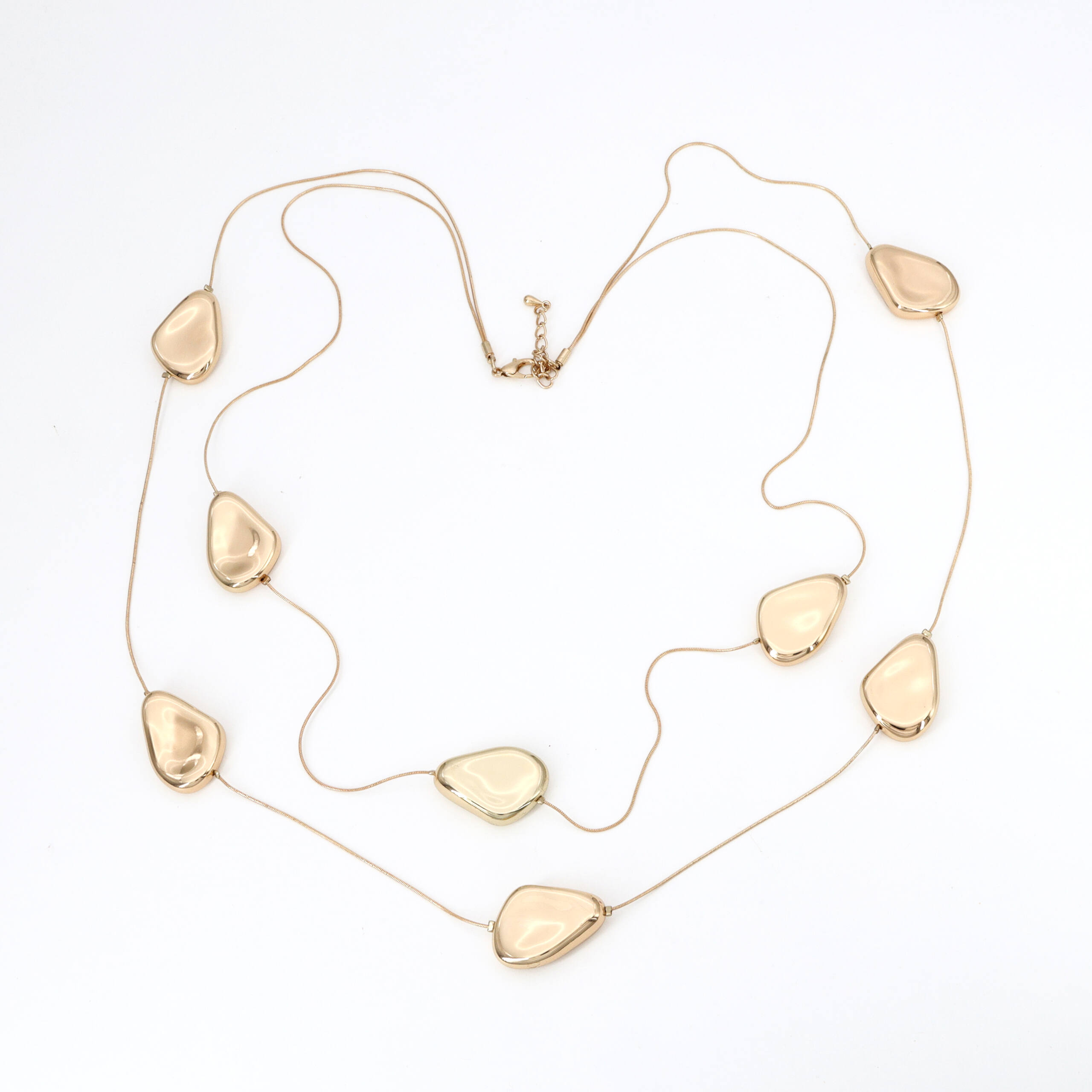 Golden Coin Charm Necklace