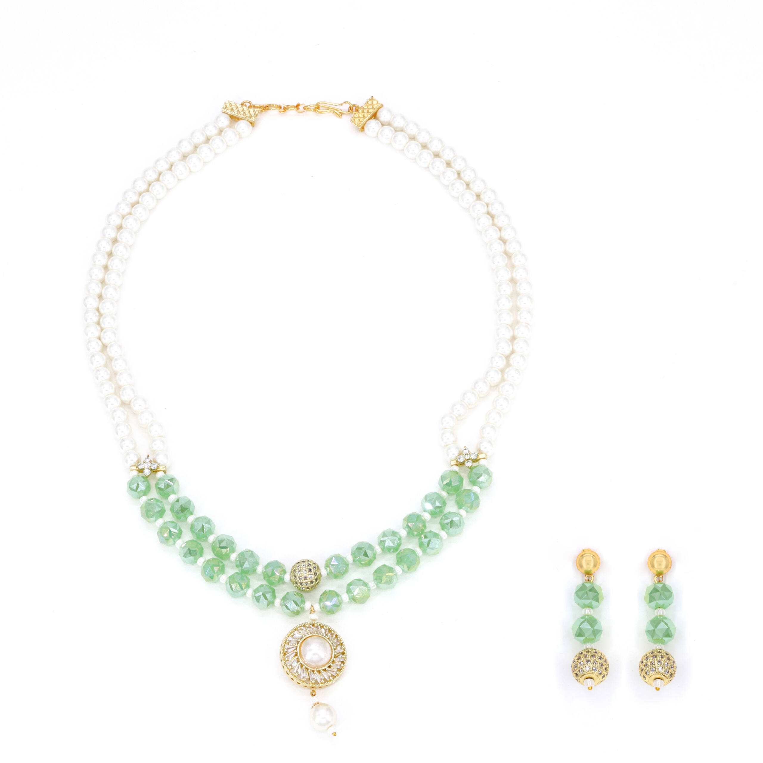 Golden Dew Minimal Necklace Set